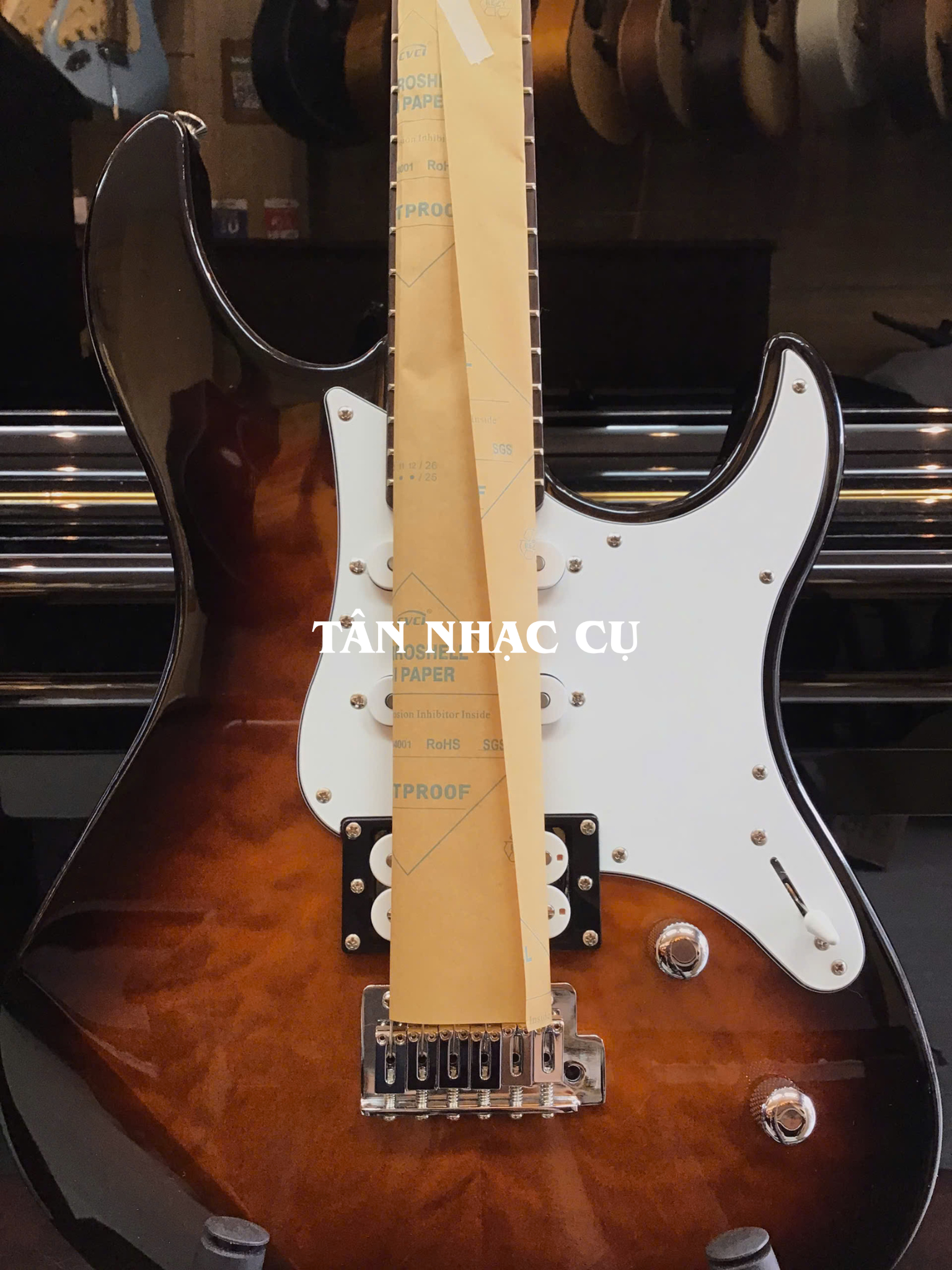 Đàn Guitar Điện Yamaha Pacifica PAC212VQM, Tobacco Brown Sunburst, HSS