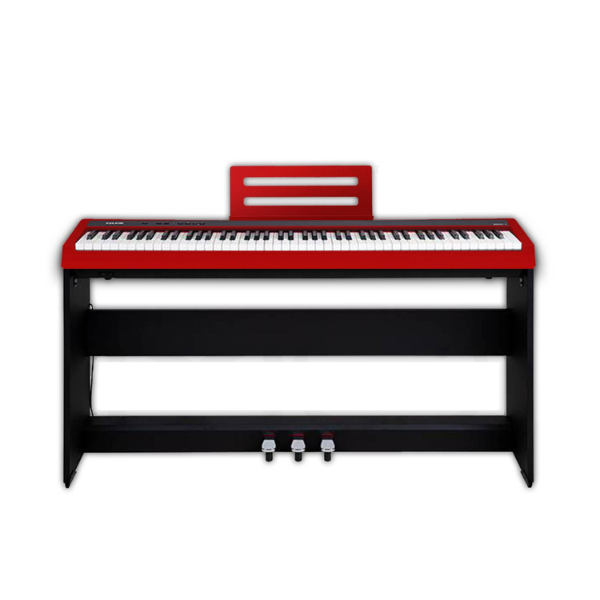 Đàn Piano Điện Nux NPK10, Red, Kèm Chân Gỗ