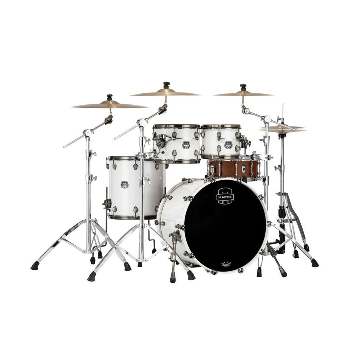 Trống Cơ Mapex Saturn Evolution Birch Walnut SE529XEB Classic Birch 4-Pc Shell Pack