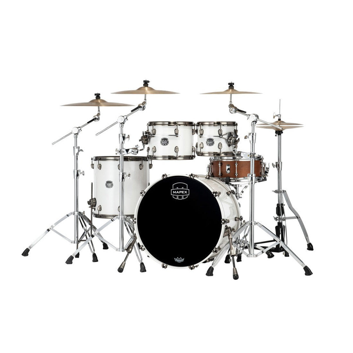 Trống Cơ Mapex Saturn Evolution Birch Walnut SE529XEB Classic Birch 4-Pc Shell Pack