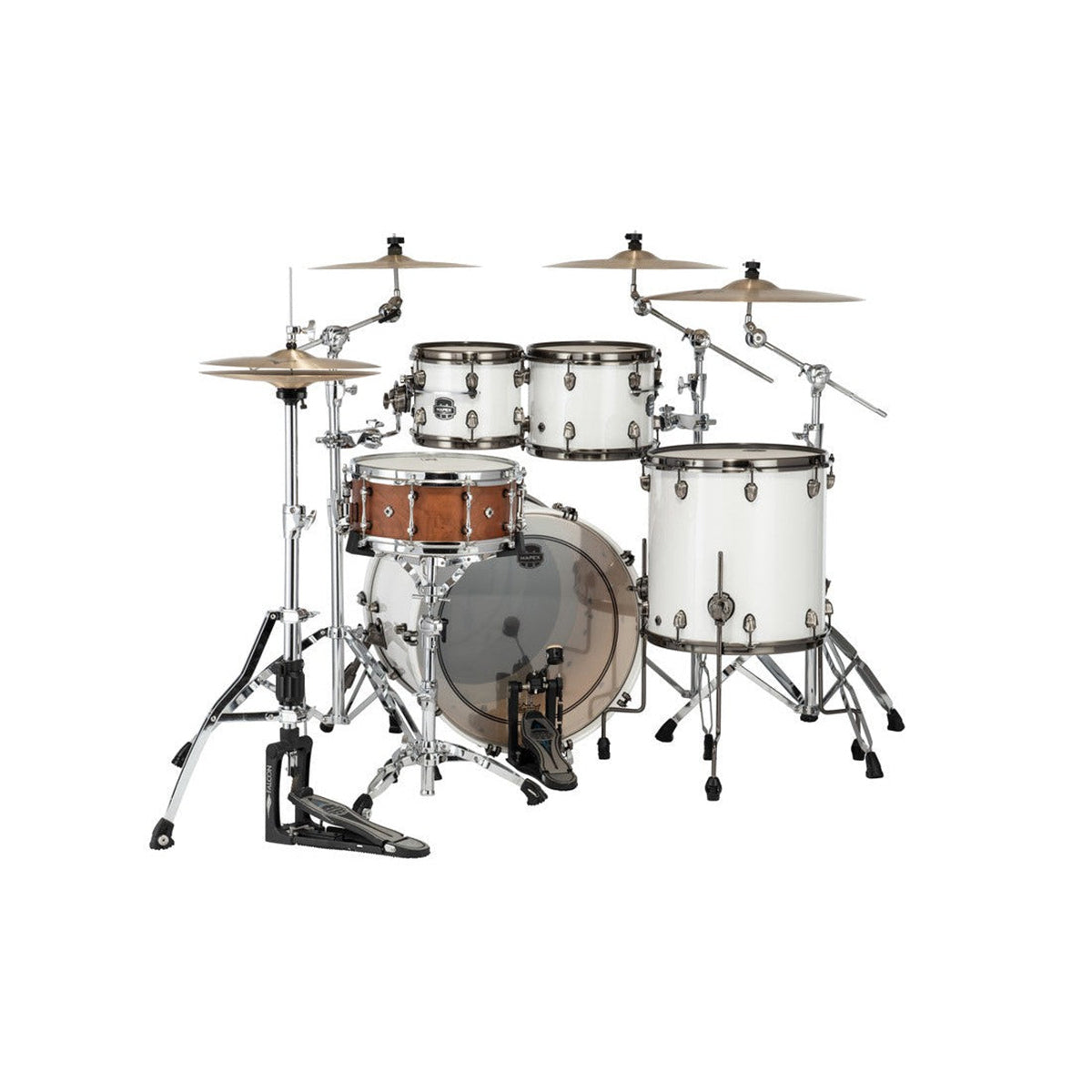 Trống Cơ Mapex Saturn Evolution Birch Walnut SE529XEB Classic Birch 4-Pc Shell Pack