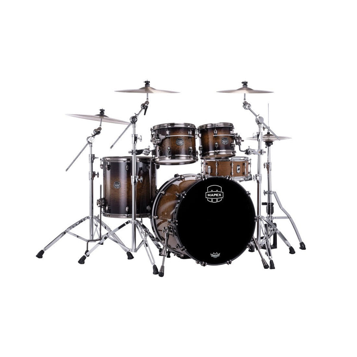 Trống Cơ Mapex Saturn Evolution Birch Walnut SE529XEB Classic Birch 4-Pc Shell Pack