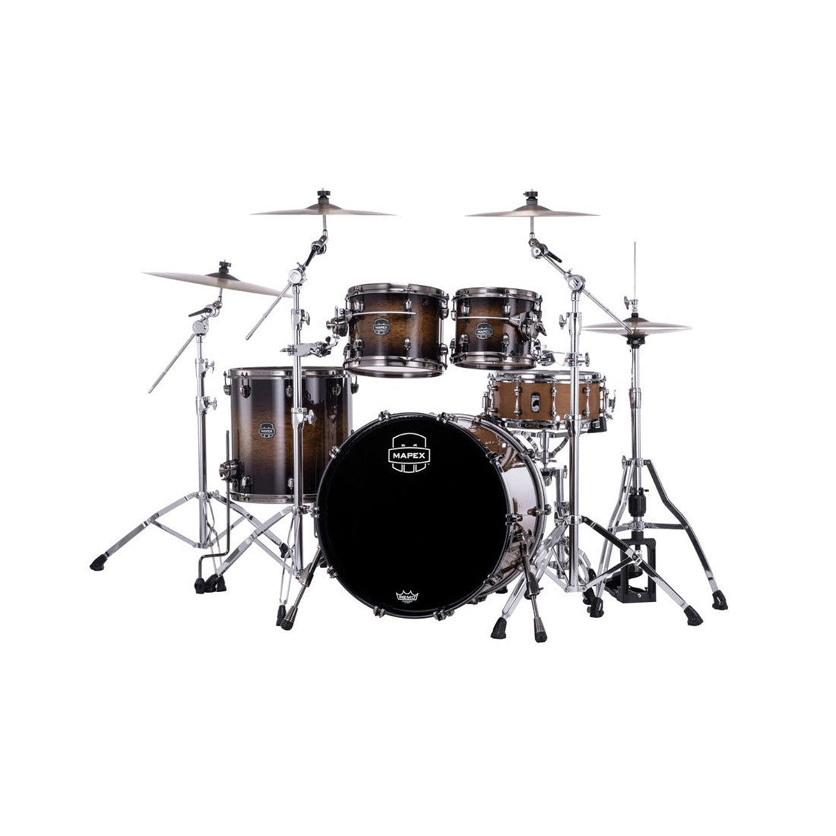 Trống Cơ Mapex Saturn Evolution Birch Walnut SE529XEB Classic Birch 4-Pc Shell Pack