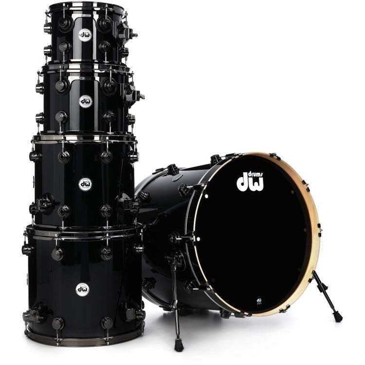 Trống Cơ DW Collector's Series 6 Pcs Shell Pack, Gloss Black FinishPly