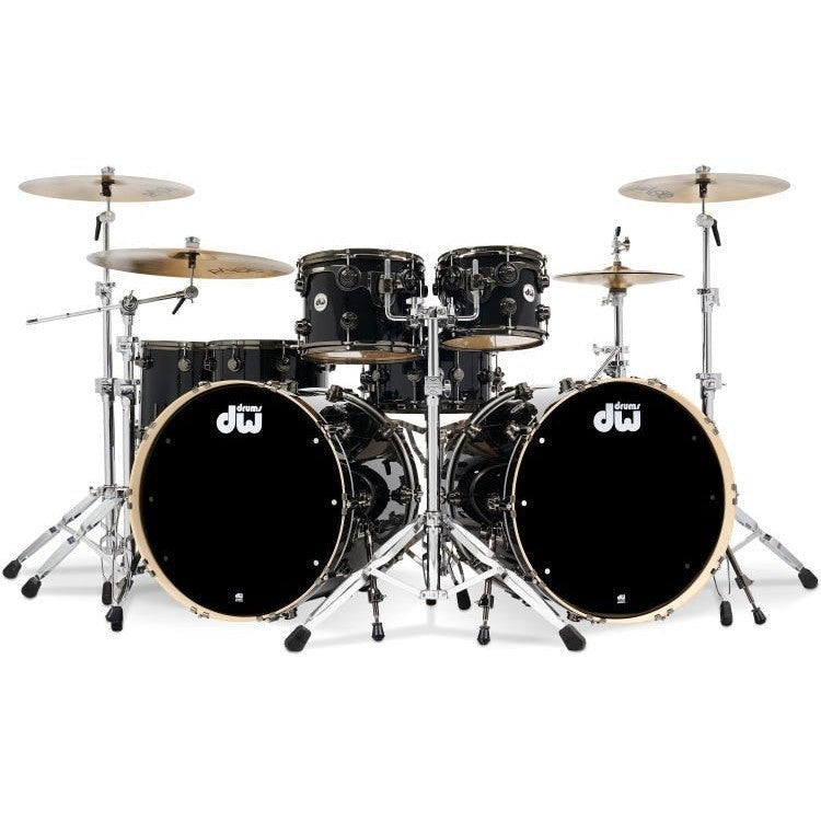 Trống Cơ DW Collector's Series 6 Pcs Shell Pack, Gloss Black FinishPly