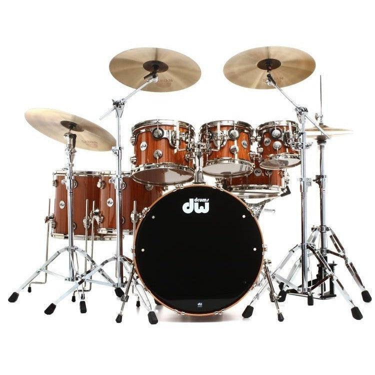 Trống Cơ DW Collector's Series Cherry Mahogany 7 Pcs Shell Pack, Natural Lacquer Finish