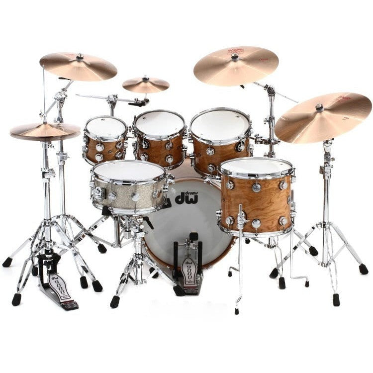 Trống Cơ DW Collector's Series Lacquer Custom 5 Pcs Cherry Shell Pack, Natural Lacquer