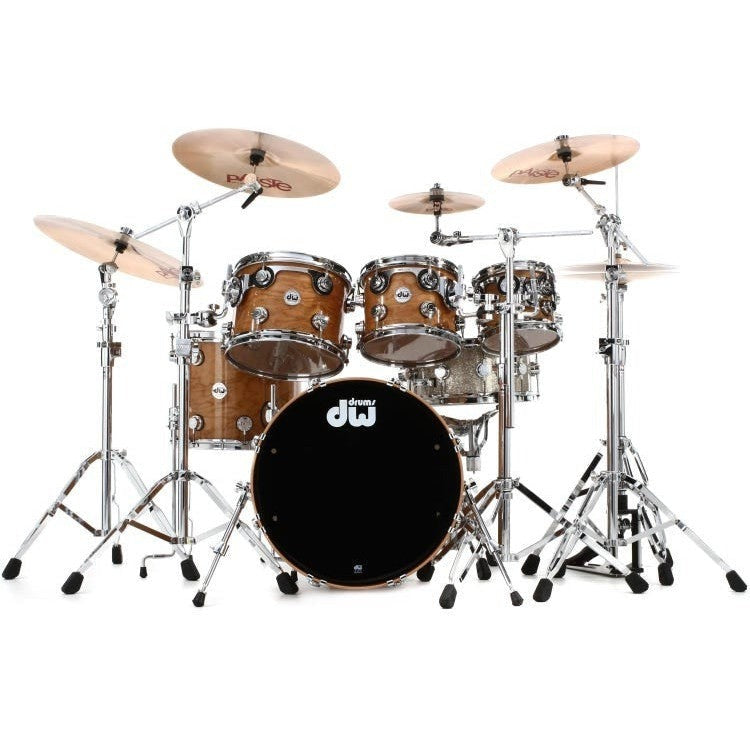 Trống Cơ DW Collector's Series Lacquer Custom 5 Pcs Cherry Shell Pack, Natural Lacquer