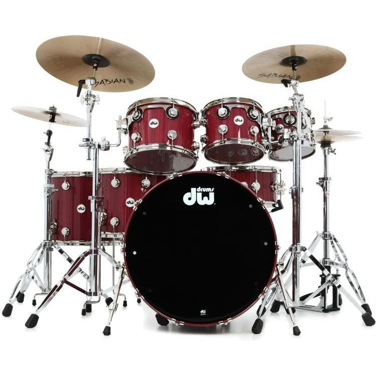 Trống Cơ DW Collector's Series Purpleheart Lacquer 7 Pcs Shell Pack, Gloss Natural with Nickel Hardware