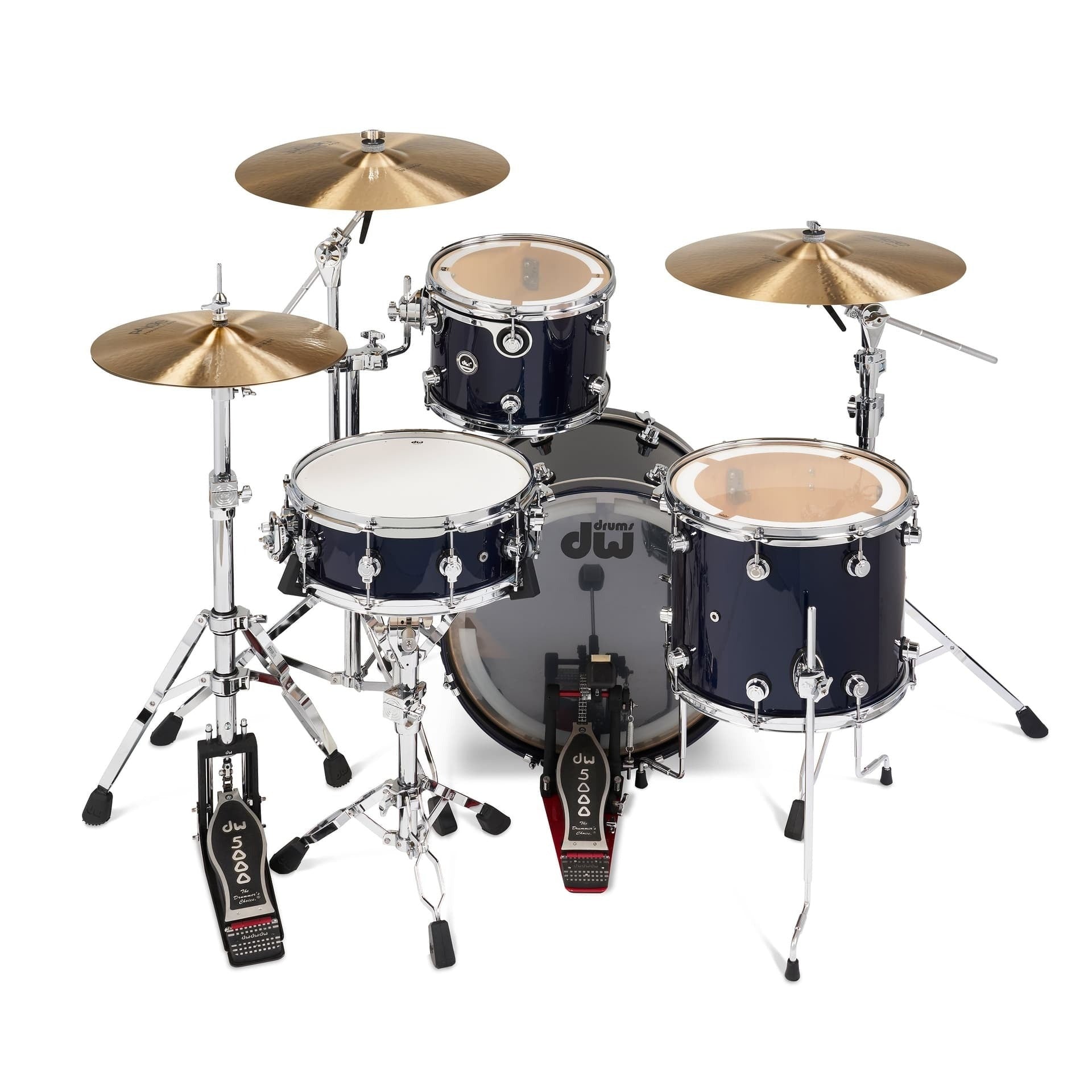 Trống Cơ DW DWe 4 Pcs Drum Kit Bundle, Midnight Blue Metallic