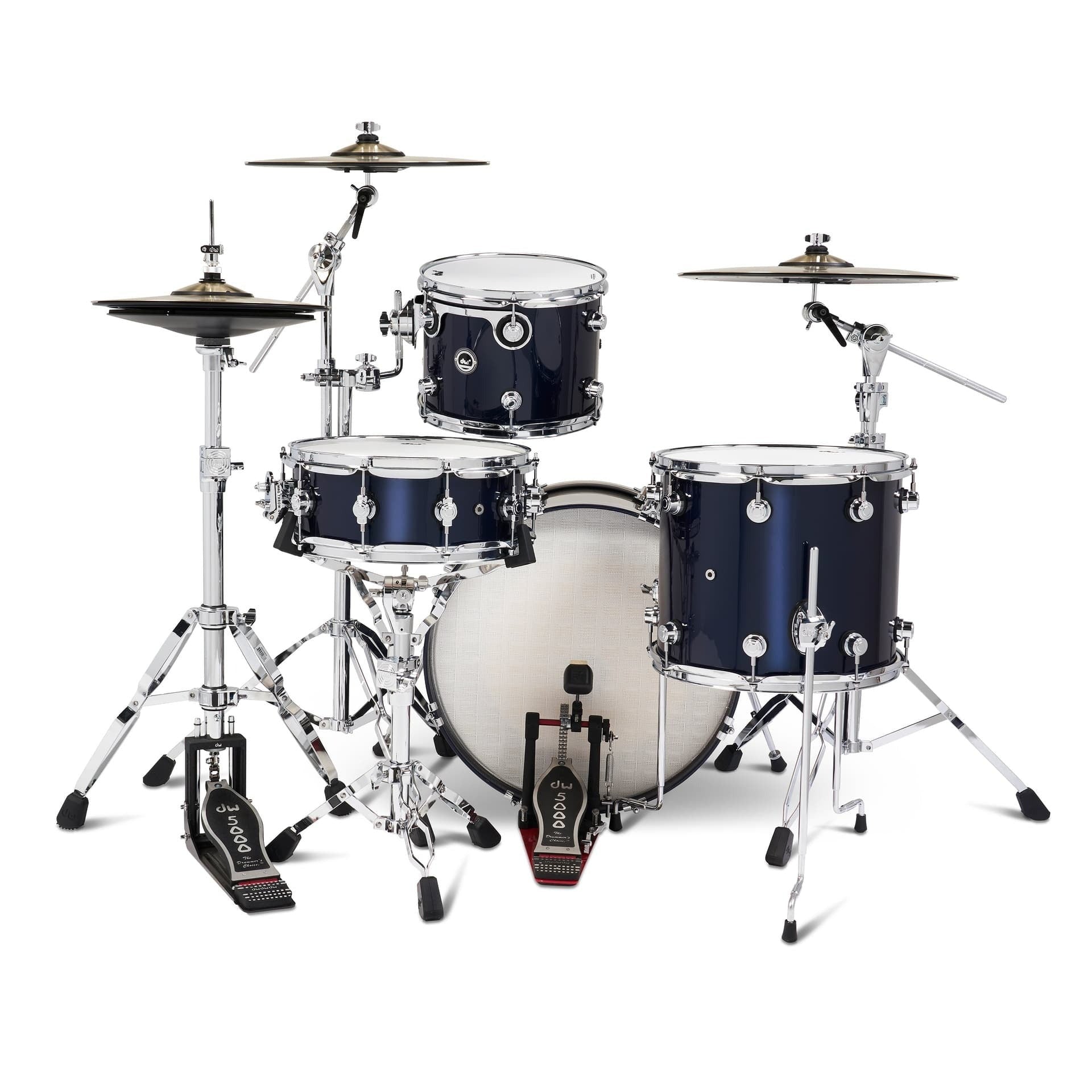 Trống Cơ DW DWe 4 Pcs Drum Kit Bundle, Midnight Blue Metallic