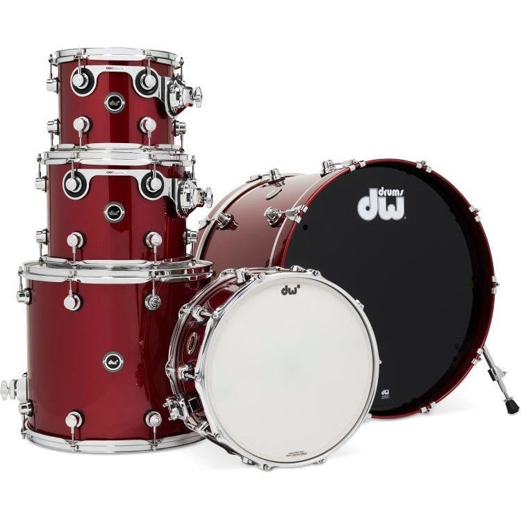 Trống Cơ DW DWe 5 Pcs Shell Pack, Black Cherry Metallic