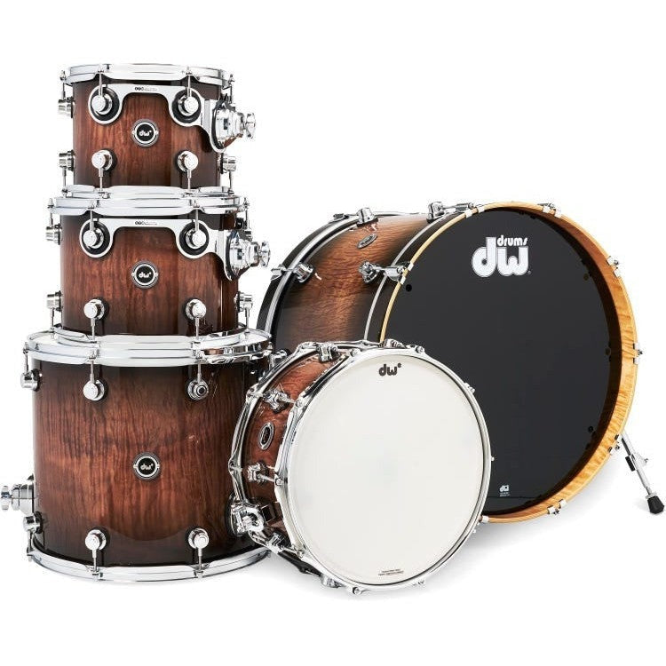 Trống Cơ DW DWe 5 Pcs Shell Pack, Curly Maple Burst