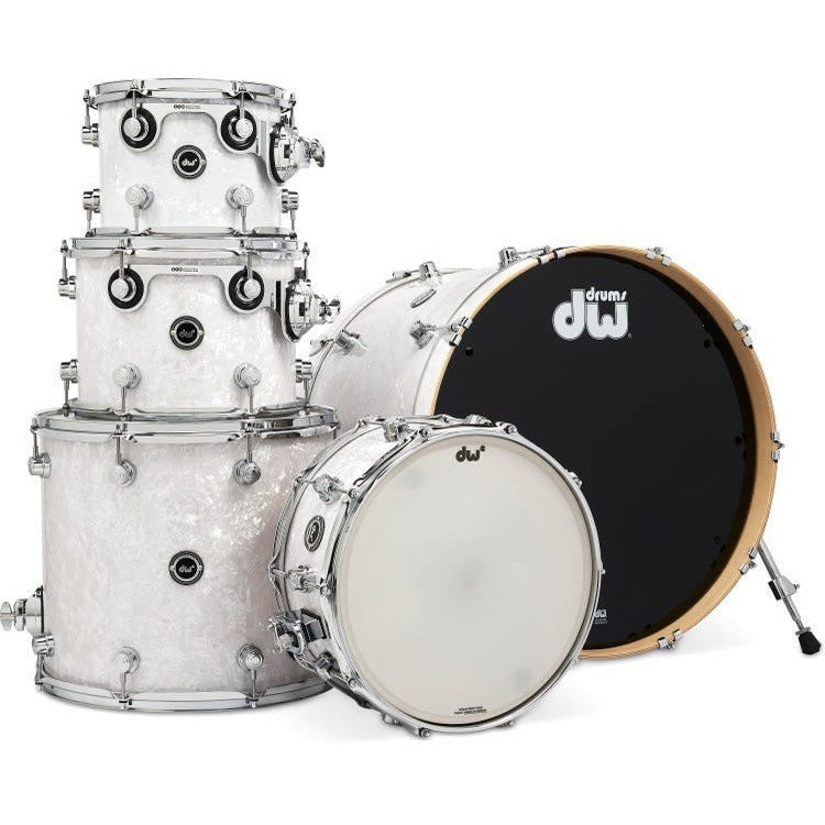 Trống Cơ DW DWe 5 Pcs Shell Pack, White Marine Pearl FinishPly