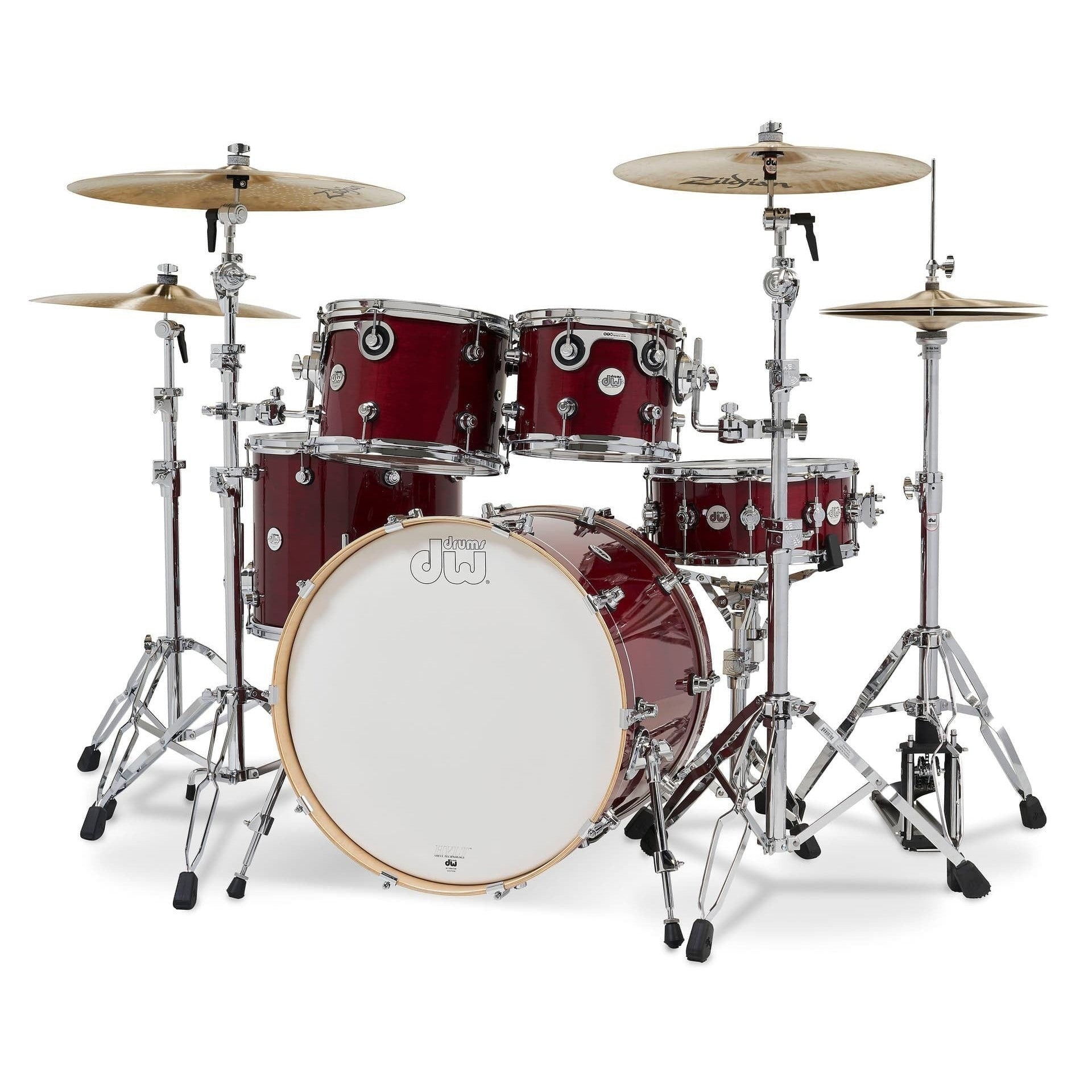 Trống Cơ DW Design Series 4 Pcs Shell Pack, Cherry Stain