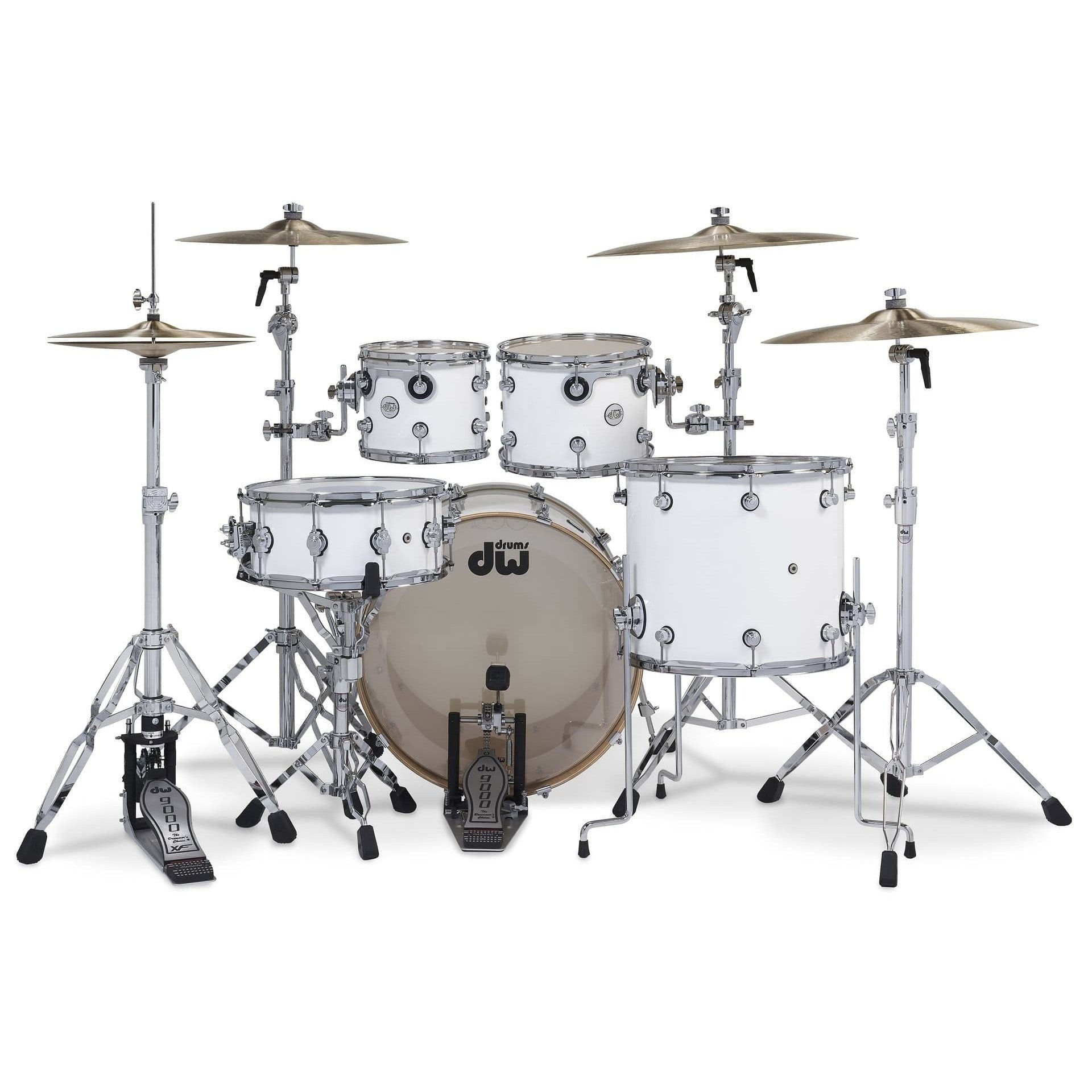 Trống Cơ DW Design Series 4 Pcs Shell Pack, Gloss White