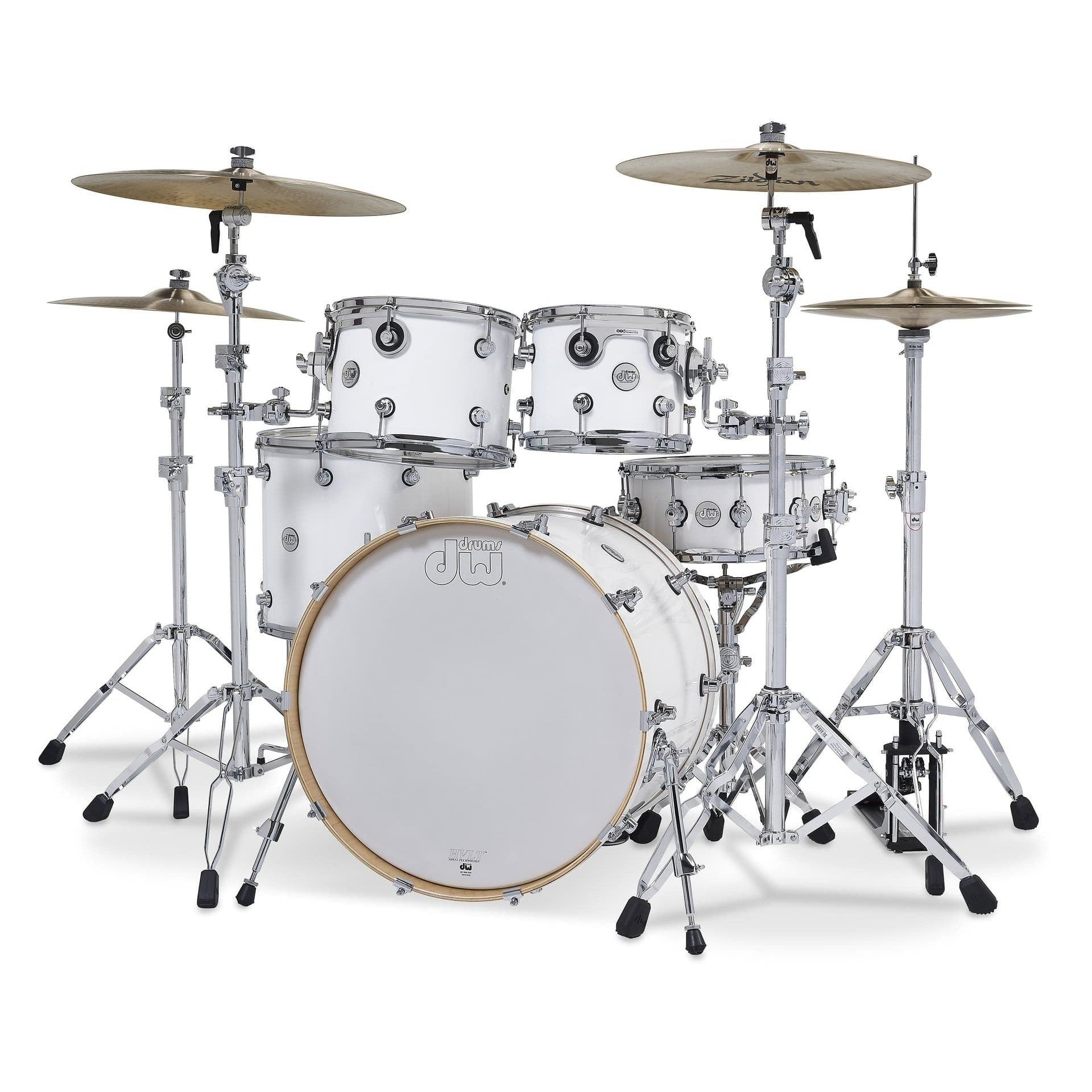 Trống Cơ DW Design Series 4 Pcs Shell Pack, Gloss White