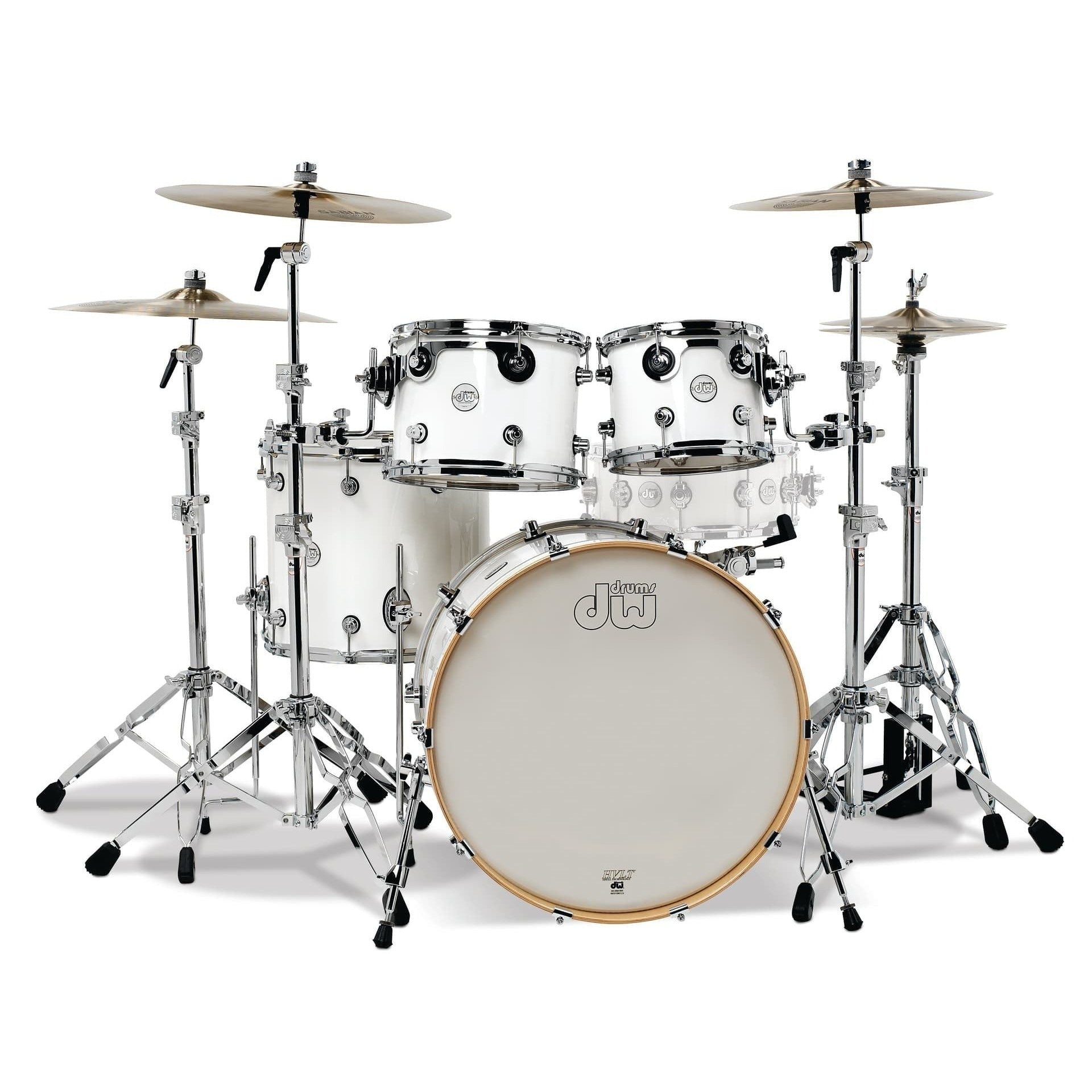 Trống Cơ DW Design Series 4 Pcs Shell Pack, Gloss White