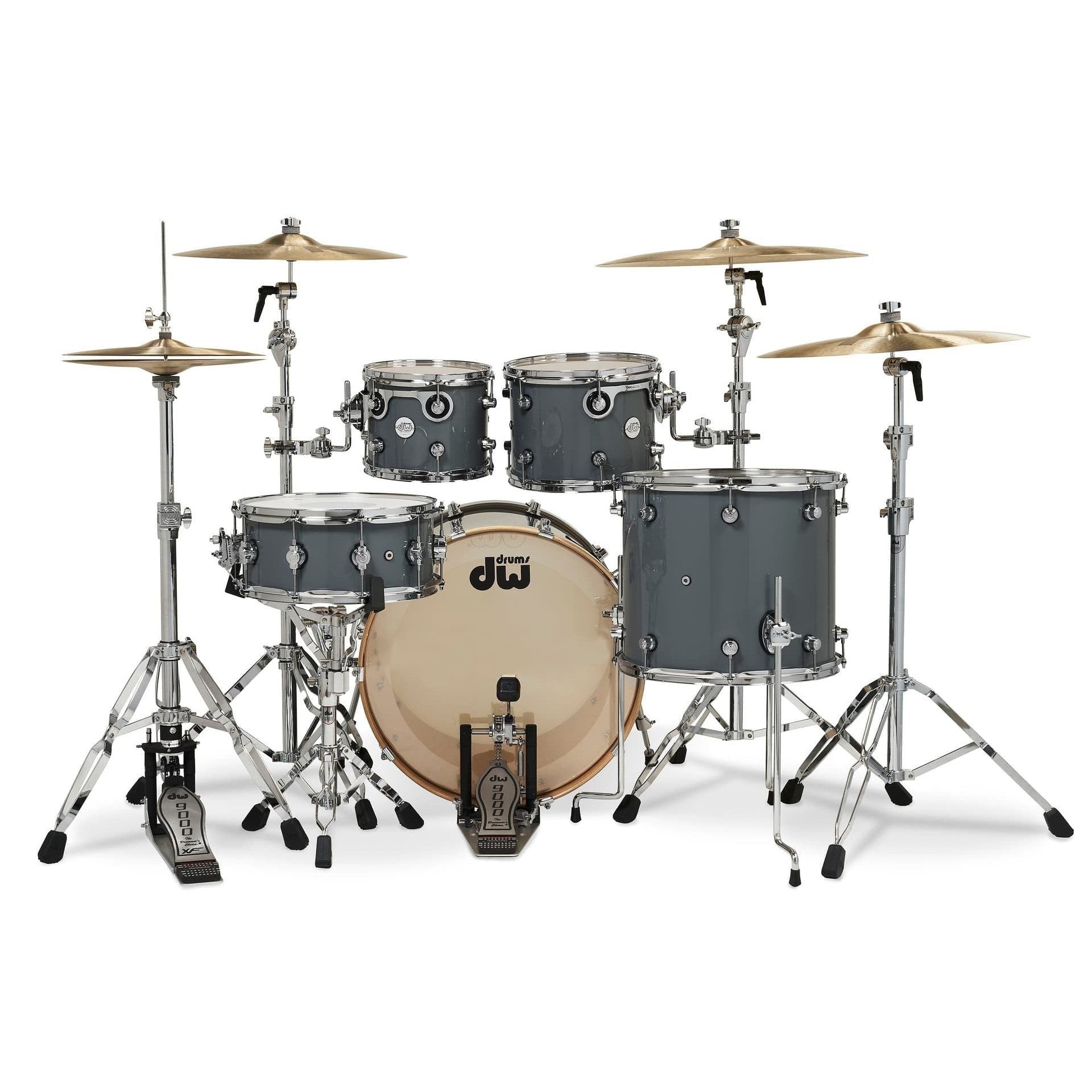 Trống Cơ DW Design Series 4 Pcs Shell Pack, Steel Gray