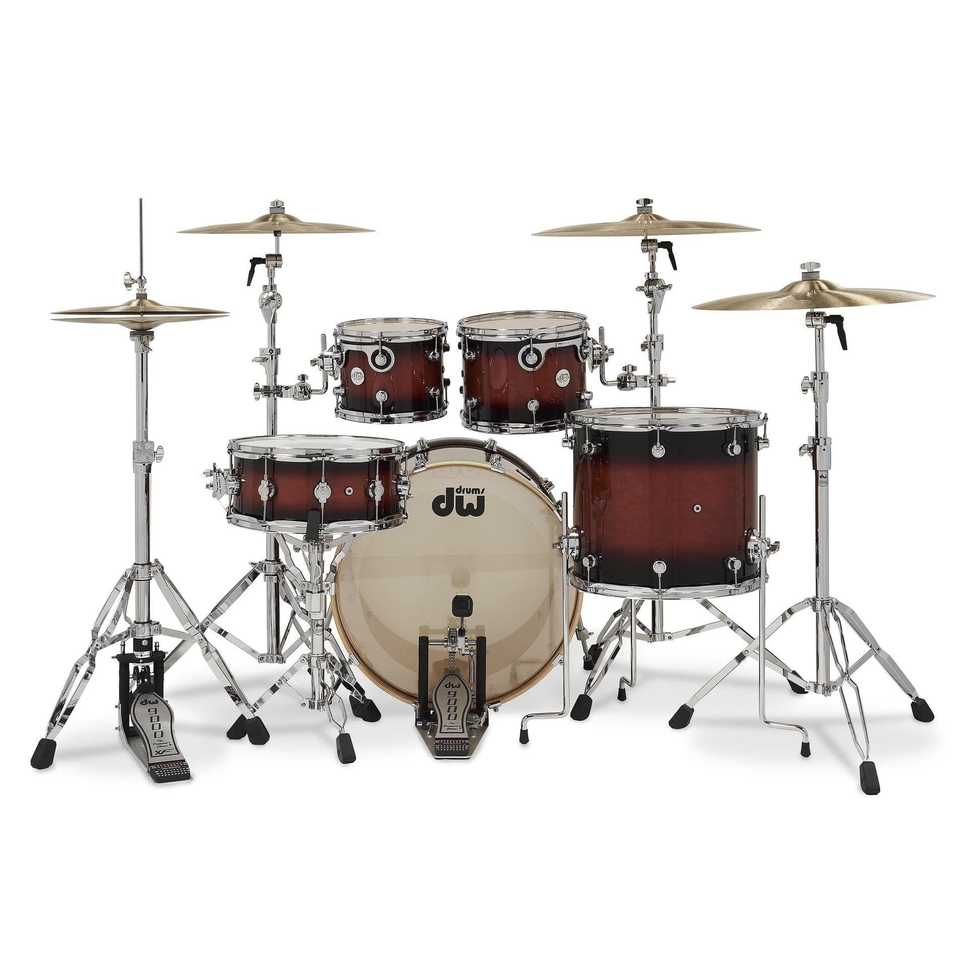 Trống Cơ DW Design Series 4 Pcs Shell Pack, Tobacco Burst