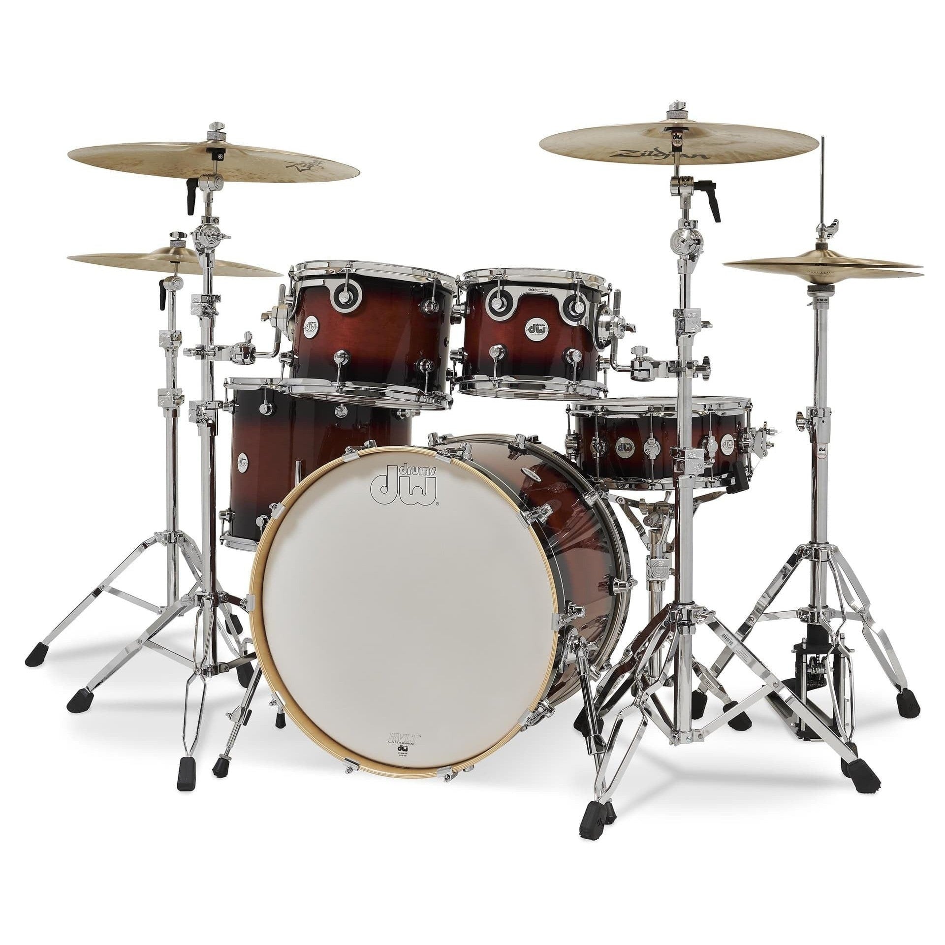 Trống Cơ DW Design Series 4 Pcs Shell Pack, Tobacco Burst