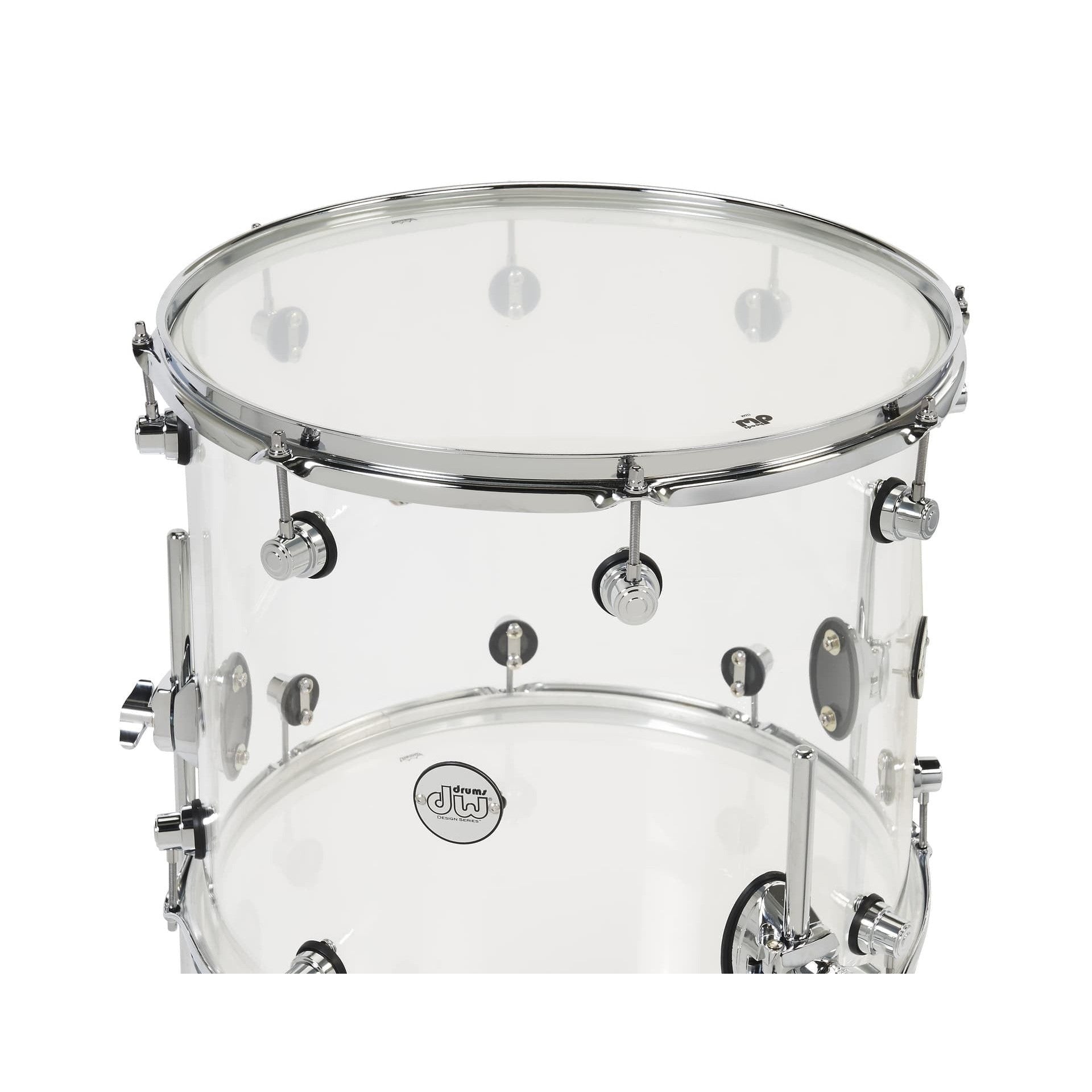 Trống Cơ DW Design Series Acrylic 4 Pcs Shell Pack, Clear Acrylic