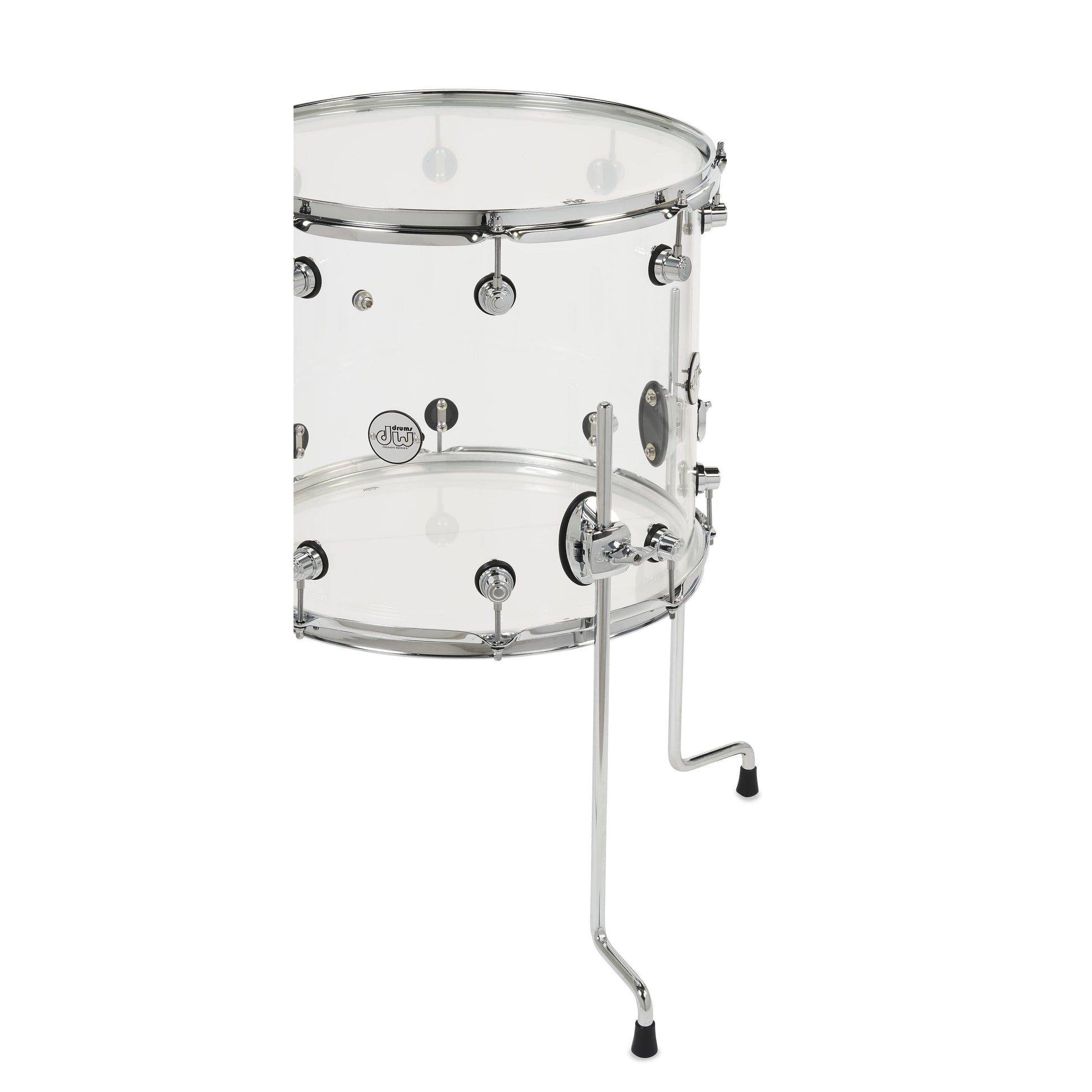 Trống Cơ DW Design Series Acrylic 4 Pcs Shell Pack, Clear Acrylic