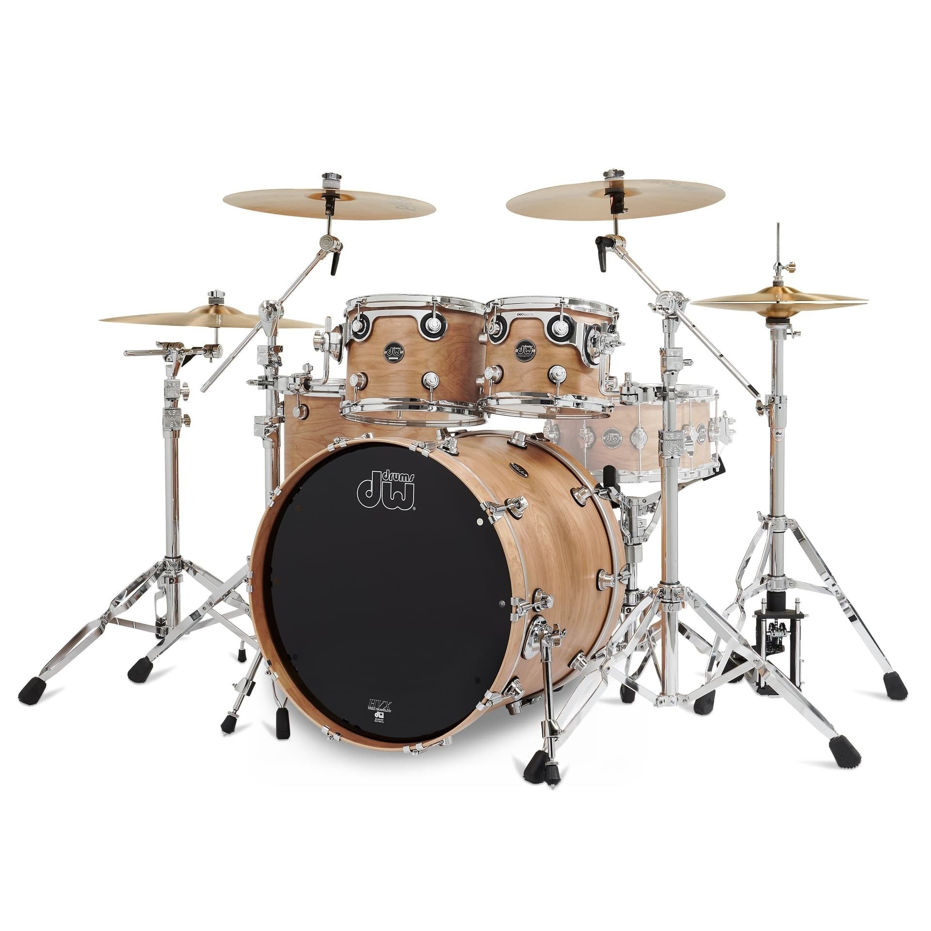 Trống Cơ DW Performance Series Birch 4 Pcs Shell Pack, Natural Satin Oil