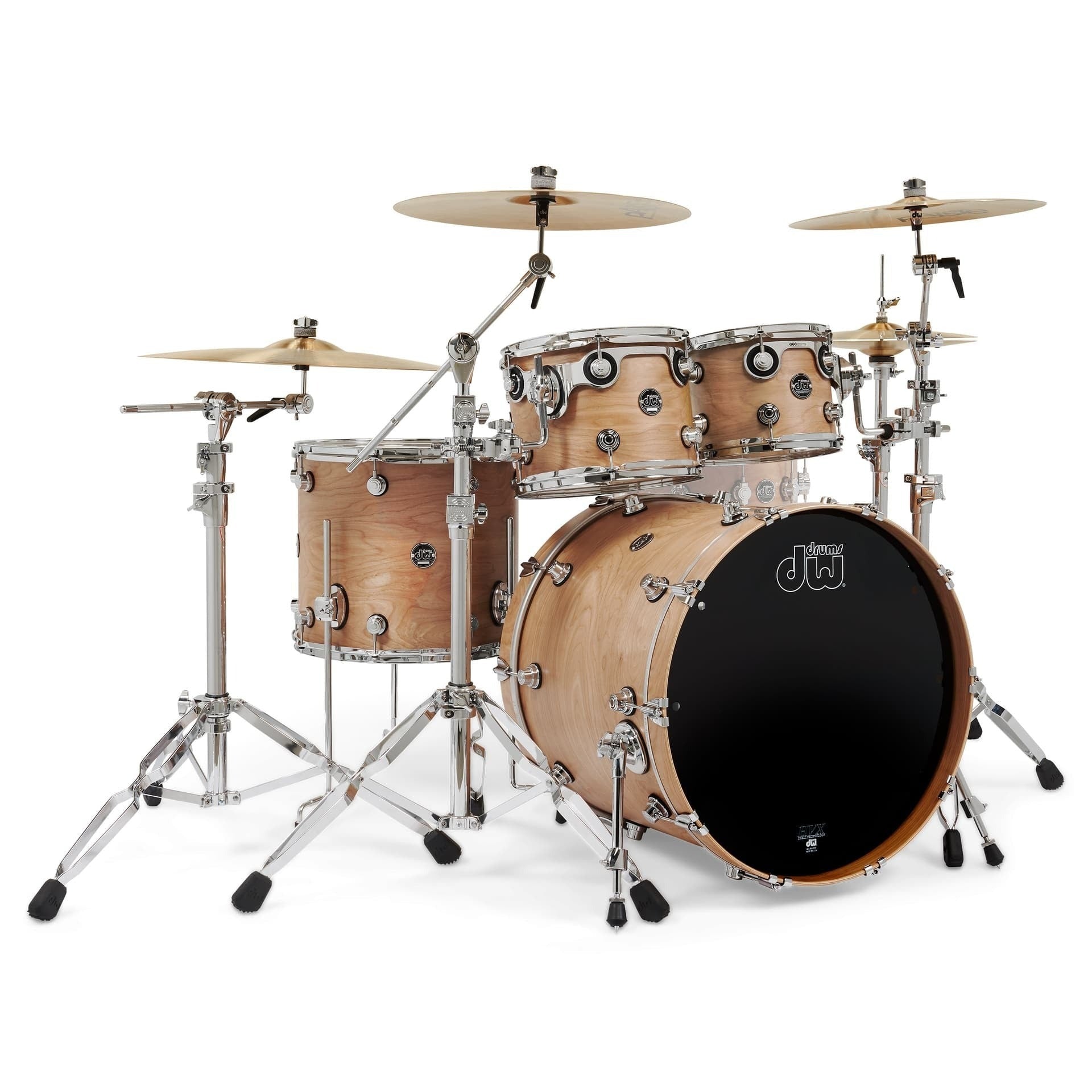 Trống Cơ DW Performance Series Birch 4 Pcs Shell Pack, Natural Satin Oil
