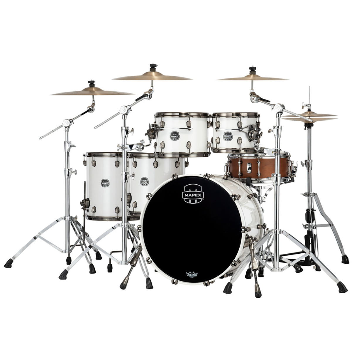 Trống Cơ Mapex Saturn Evolution Birch Walnut SE628XB Workhorse Birch 5-Pc Shell Pack