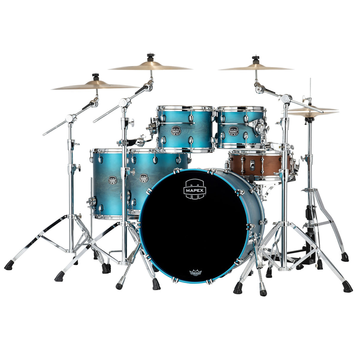 Trống Cơ Mapex Saturn Evolution Birch Walnut SE628XB Workhorse Birch 5-Pc Shell Pack