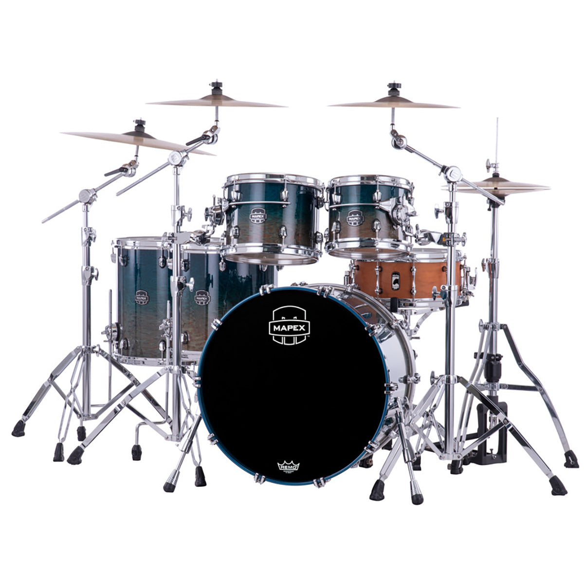 Trống Cơ Mapex Saturn Evolution Birch Walnut SE628XB Workhorse Birch 5-Pc Shell Pack