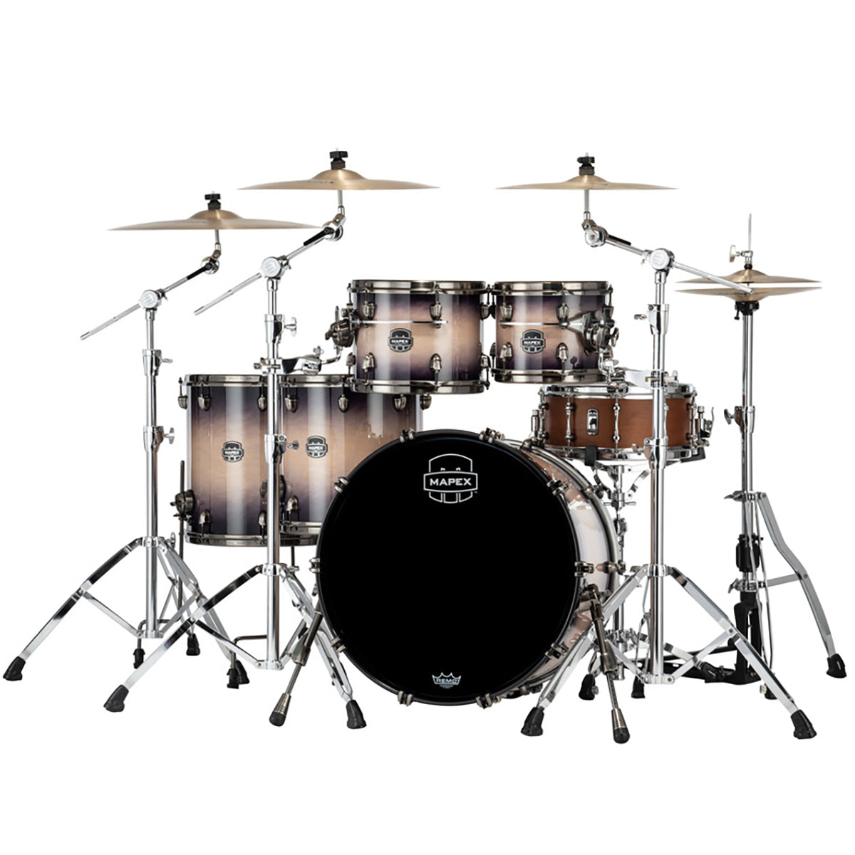 Trống Cơ Mapex Saturn Evolution Birch Walnut SE628XB Workhorse Birch 5-Pc Shell Pack