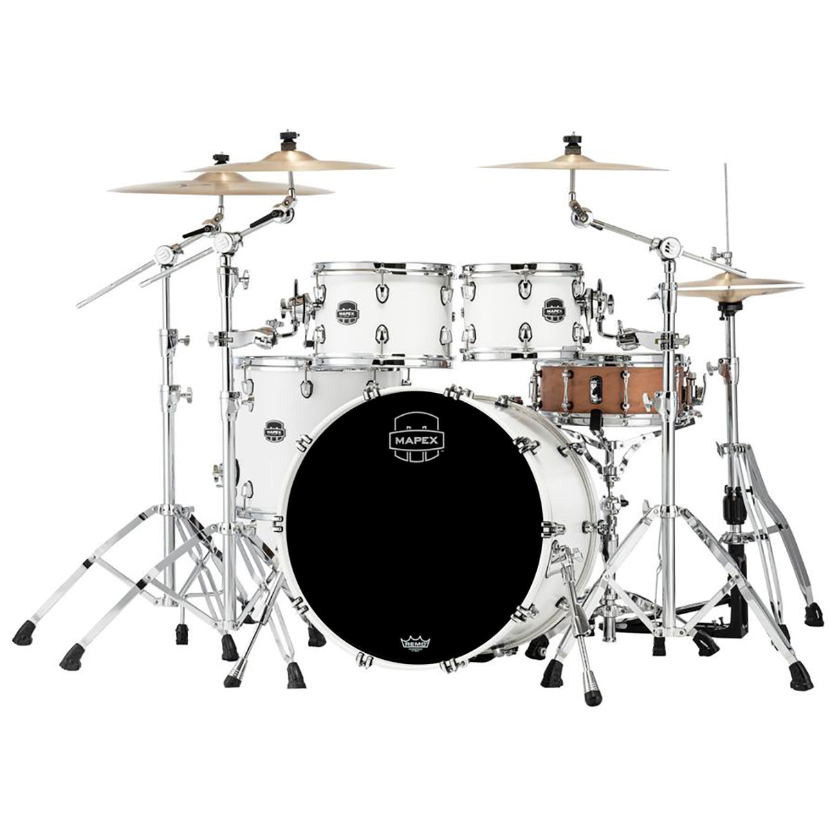 Trống Cơ Mapex Saturn Maple Walnut Hybrid SR504X 