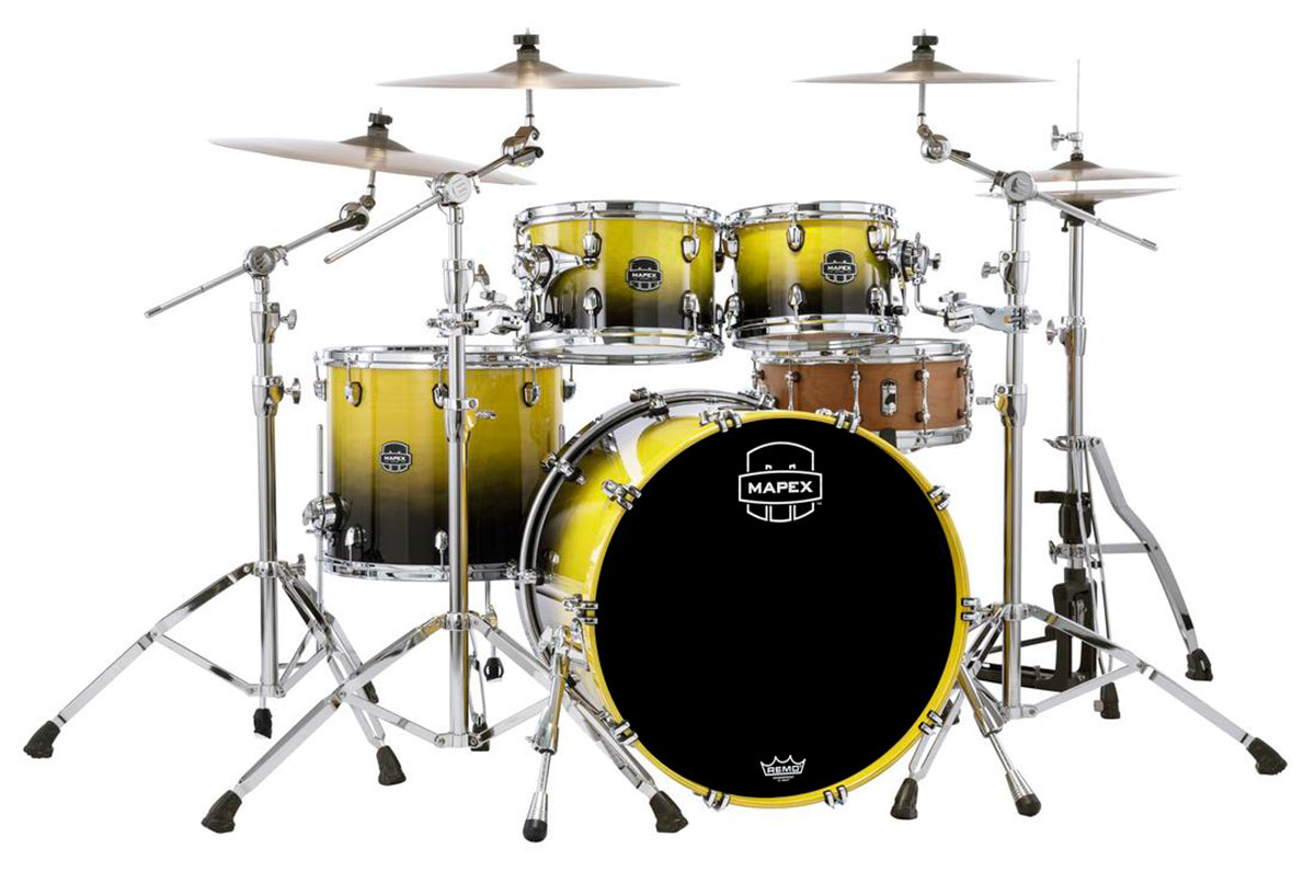 Trống Cơ Mapex Saturn Maple Walnut Hybrid SR529X Rock Shell Pack