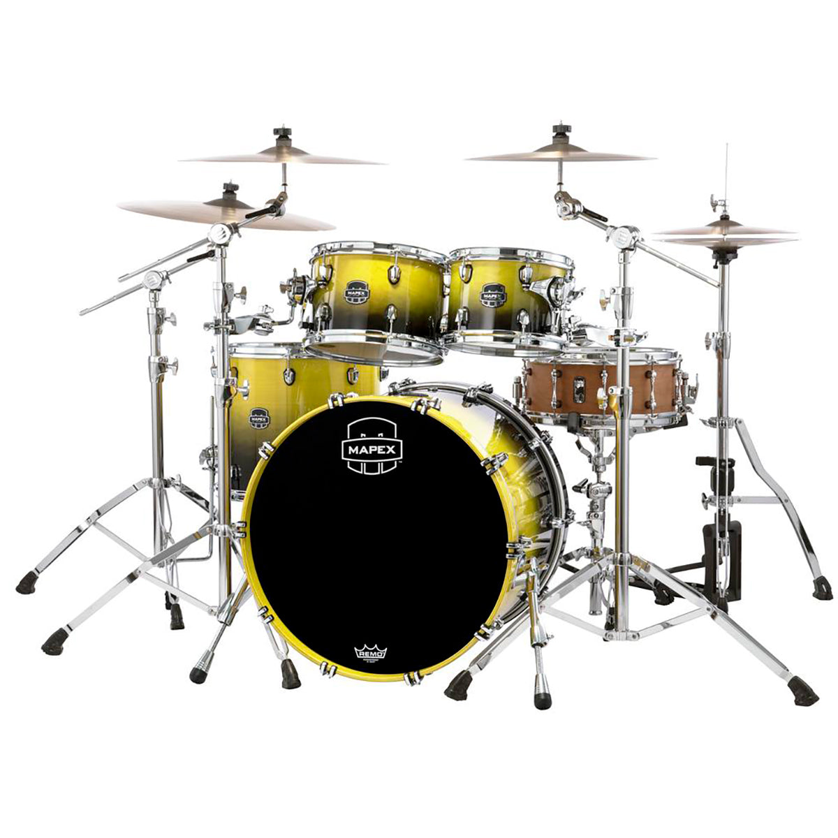 Trống Cơ Mapex Saturn Maple Walnut Hybrid SR504X 