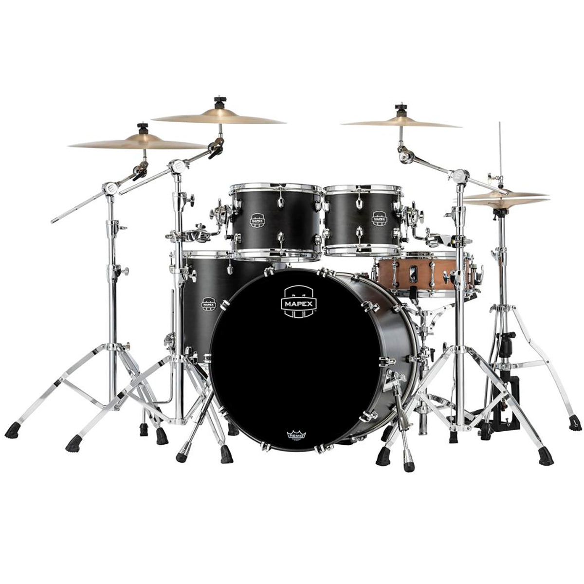 Trống Cơ Mapex Saturn Maple Walnut Hybrid SR504X 