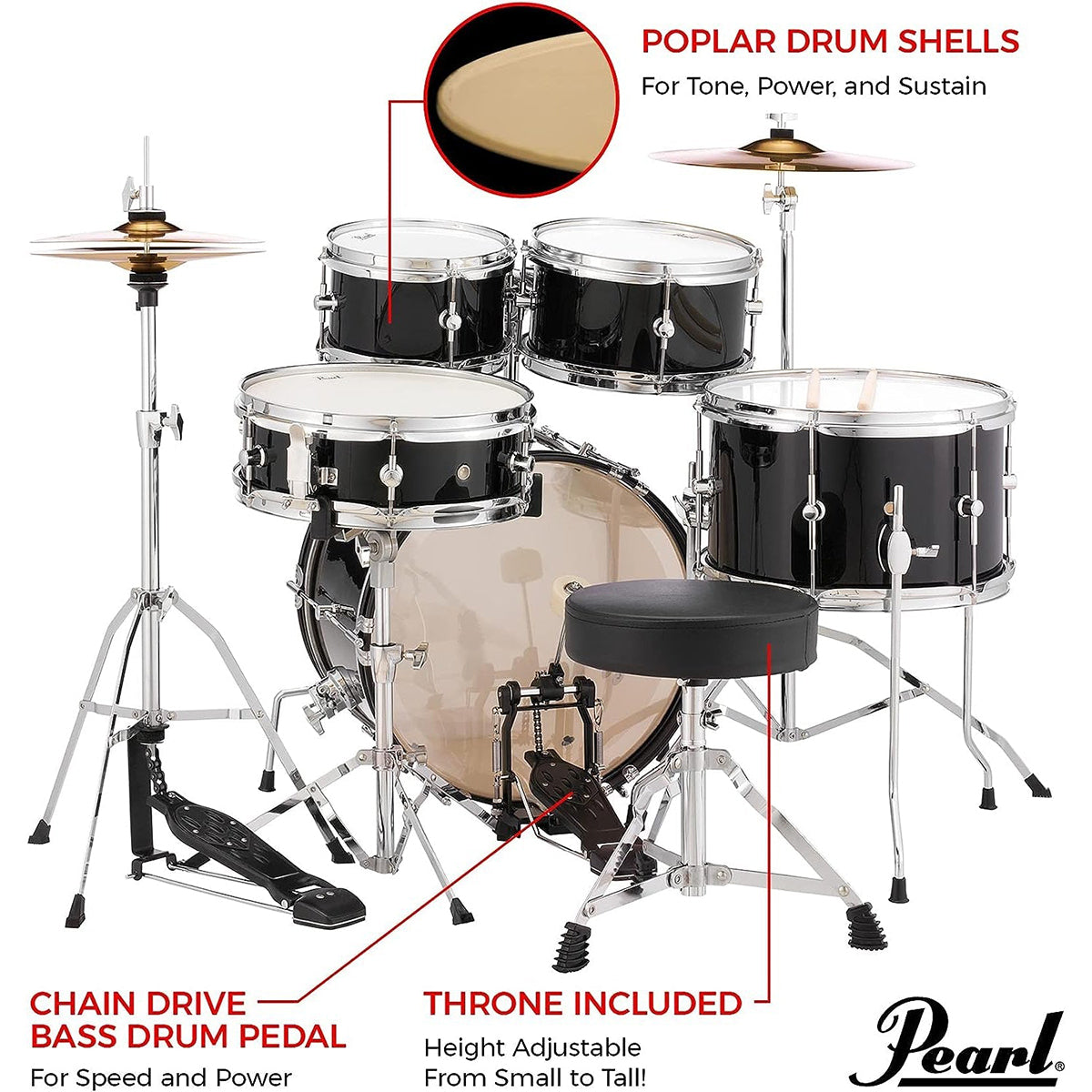 Trống Cơ Pearl Roadshow RSJ465/C