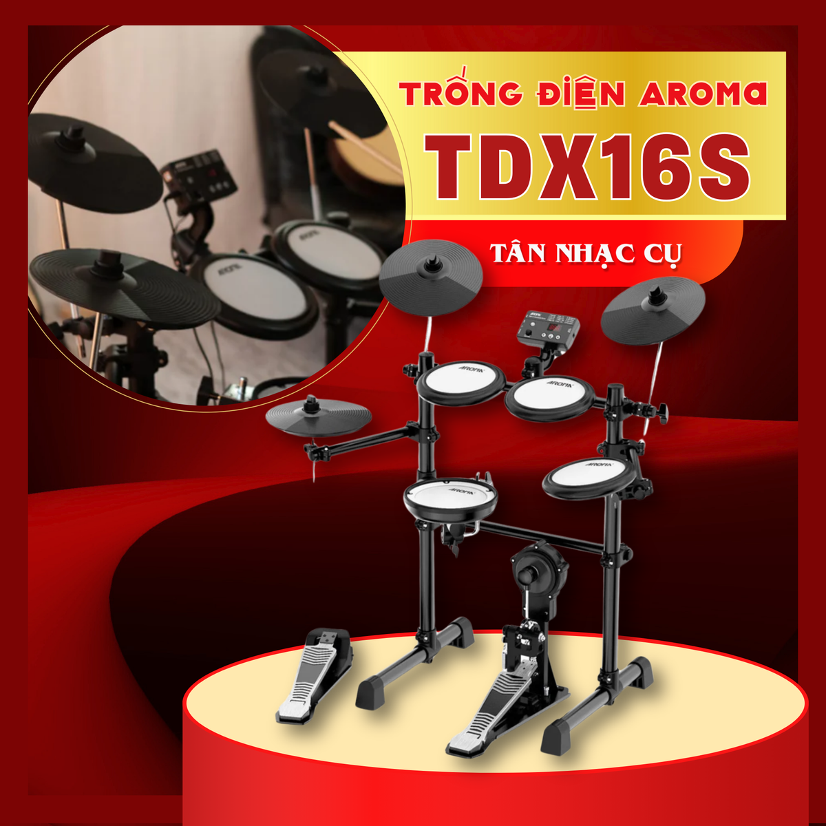 Trống Điện Aroma TDX16S