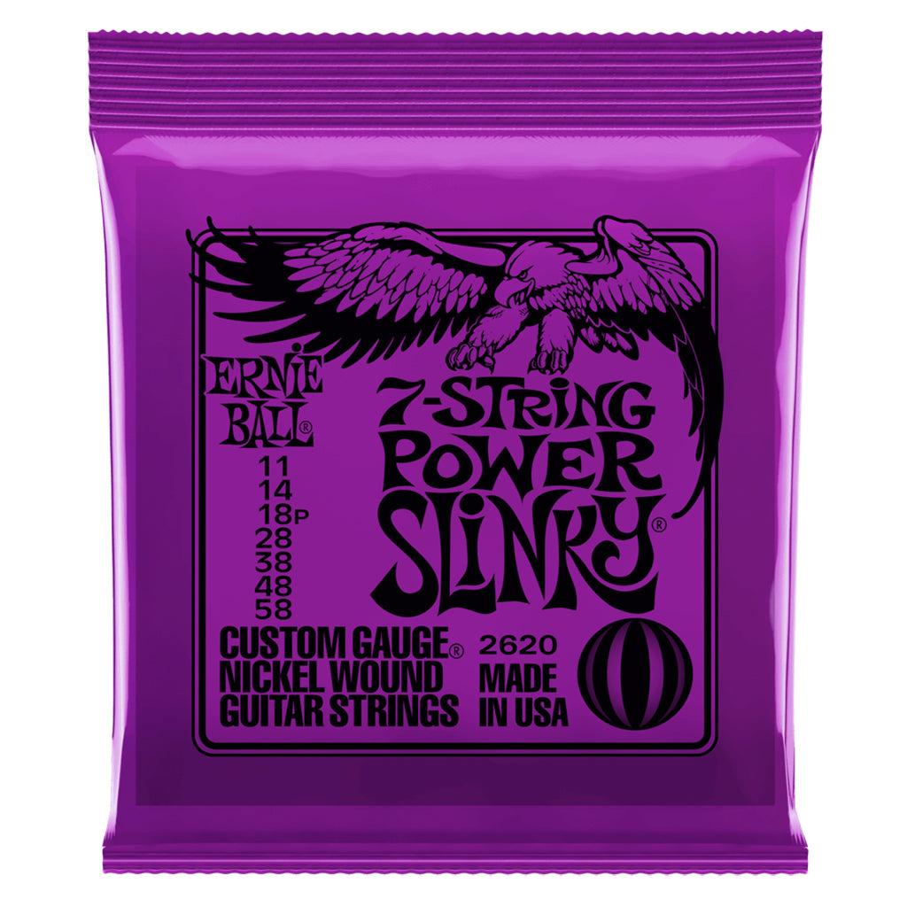 Dây Guitar Điện 7 Dây Ernie Ball Power Slinky (11-58)
