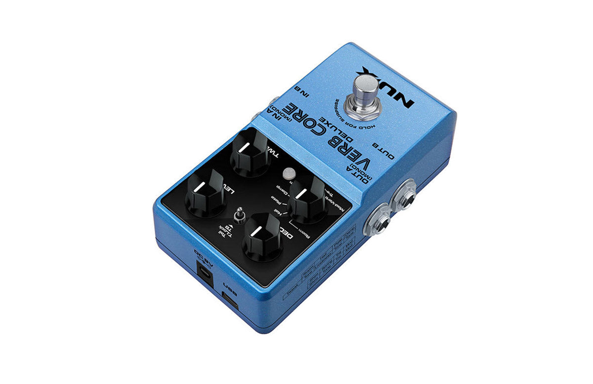 Pedal Guitar Nux Verb Core Deluxe, Reverb Pedal