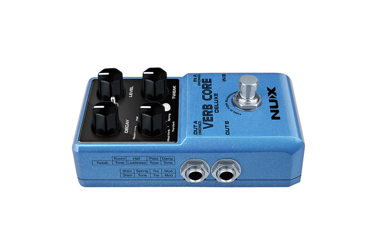 Pedal Guitar Nux Verb Core Deluxe, Reverb Pedal