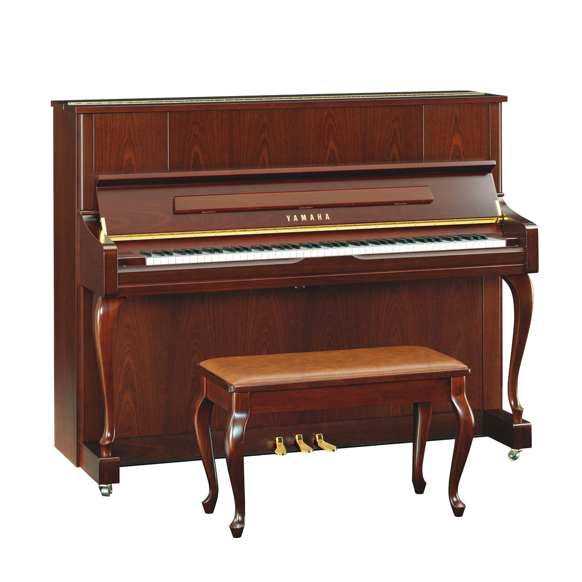 Đàn Piano Yamaha U1J màu gỗ óc chó mờ Satin Dark Walnut tại Tân Nhạc Cụ