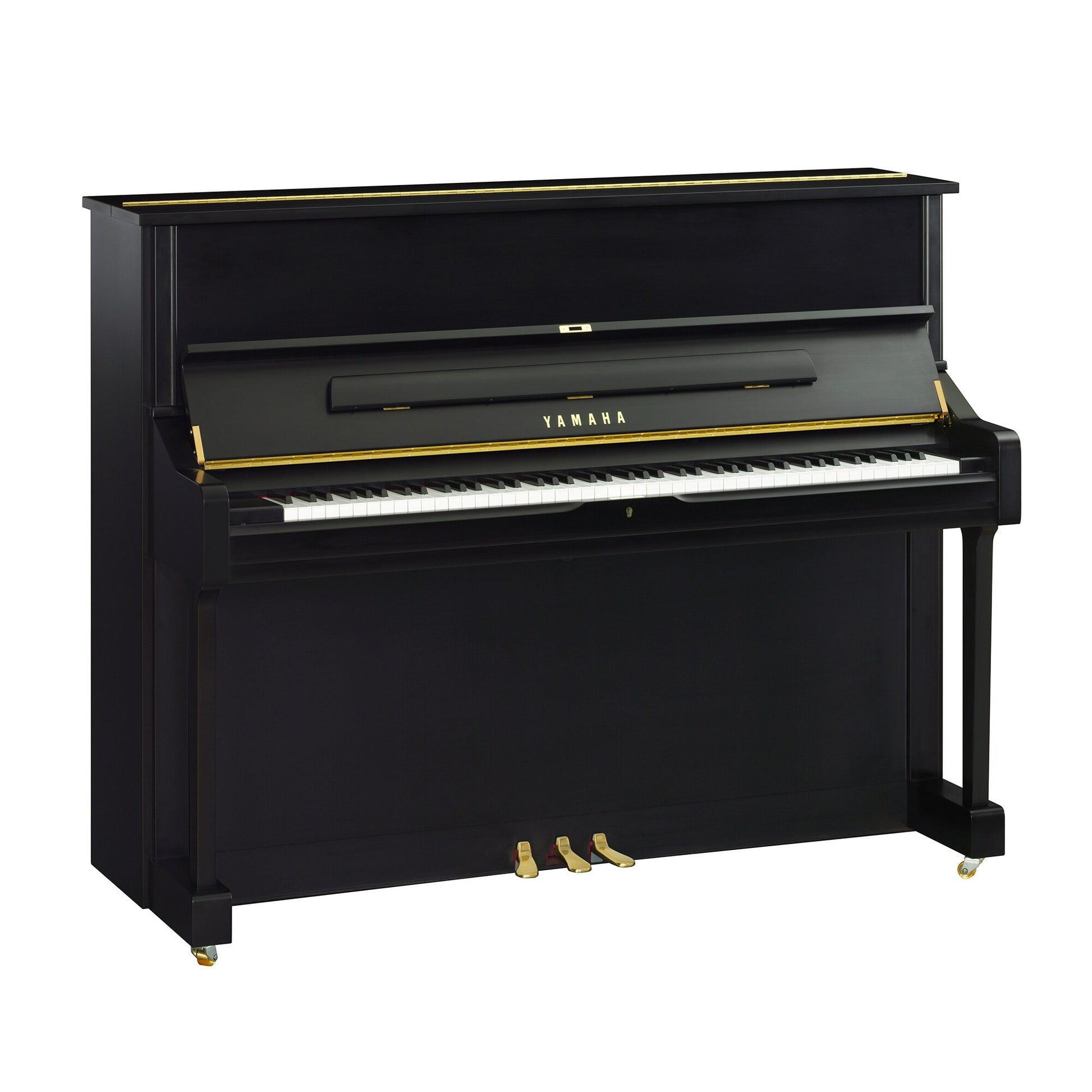 Piano Yamaha U1 Satin Ebony màu đen mờ, mới nguyên hộp, giá tốt nhất tại Tân Nhạc Cụ