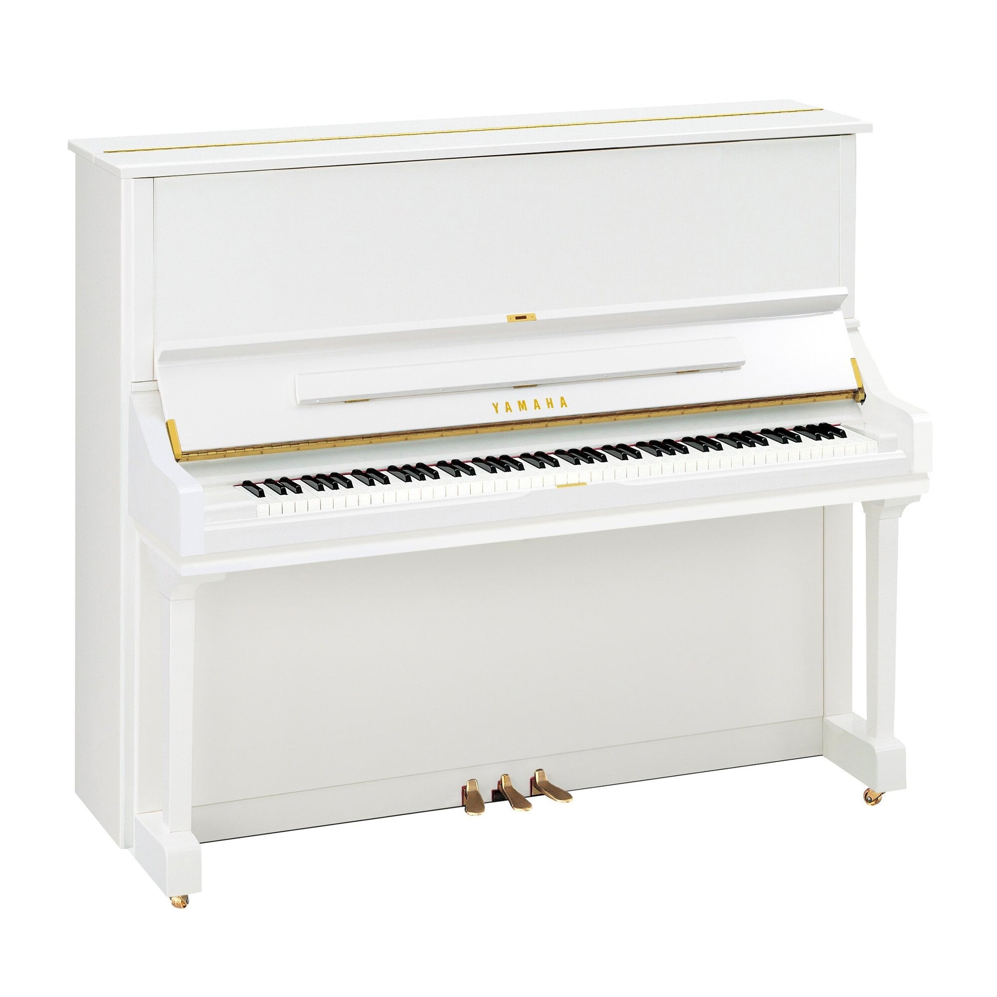 Piano Yamaha U3 Upright Cơ Mới Nguyên hộp màu polished white trắng bóng, giá tốt nhất tại Tân Nhạc Cụ