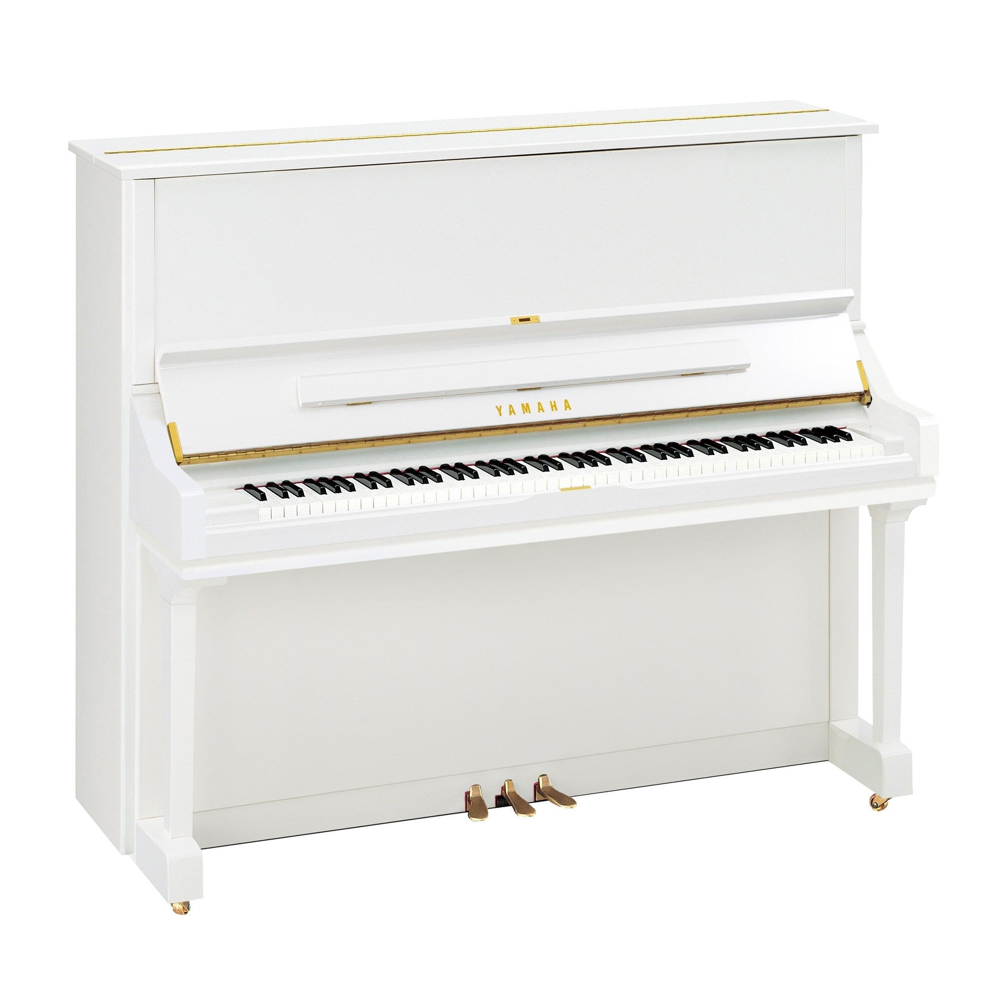 Piano Yamaha U3 Upright Cơ Mới Nguyên hộp màu polished white trắng bóng, giá tốt nhất tại Tân Nhạc Cụ