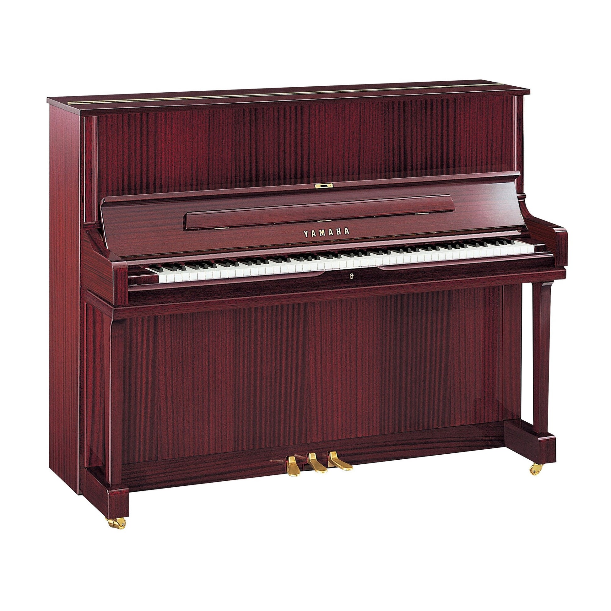 Toàn cảnh đàn piano YAMAHA YUS1 màu gỗ gụ bóng polished mahogany tại Tân Nhạc Cụ