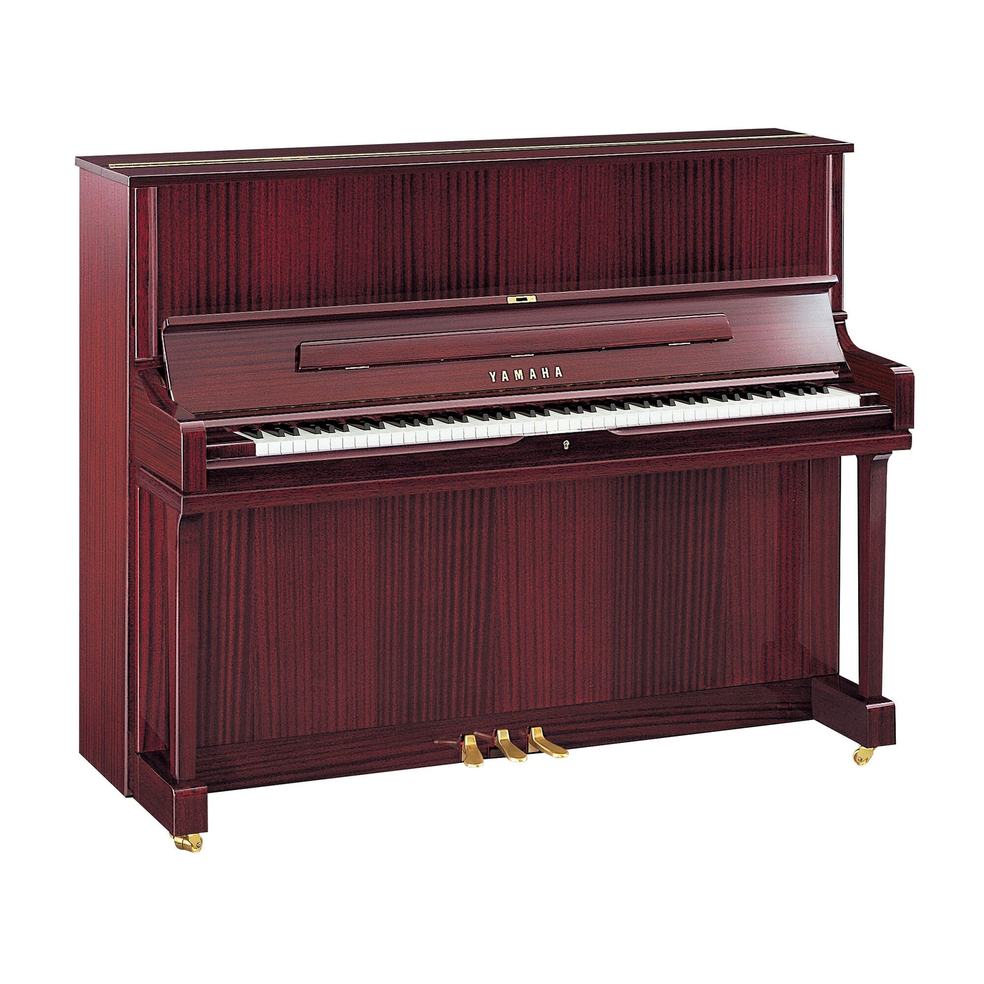 Toàn cảnh đàn piano YAMAHA YUS1 màu gỗ gụ bóng polished mahogany tại Tân Nhạc Cụ