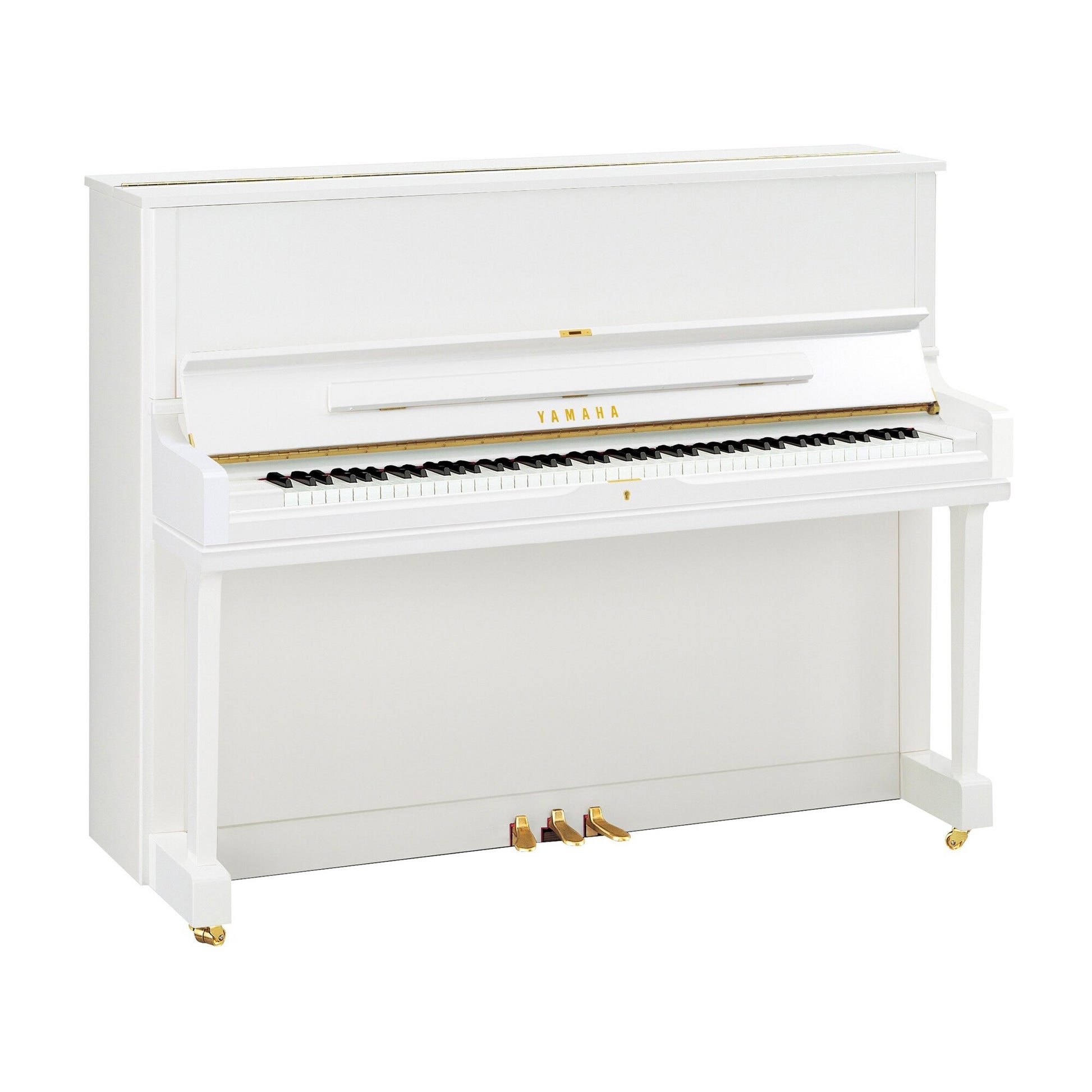 Toàn cảnh đàn piano YAMAHA YUS1 màu trắng bóng polished white tại Tân Nhạc Cụ