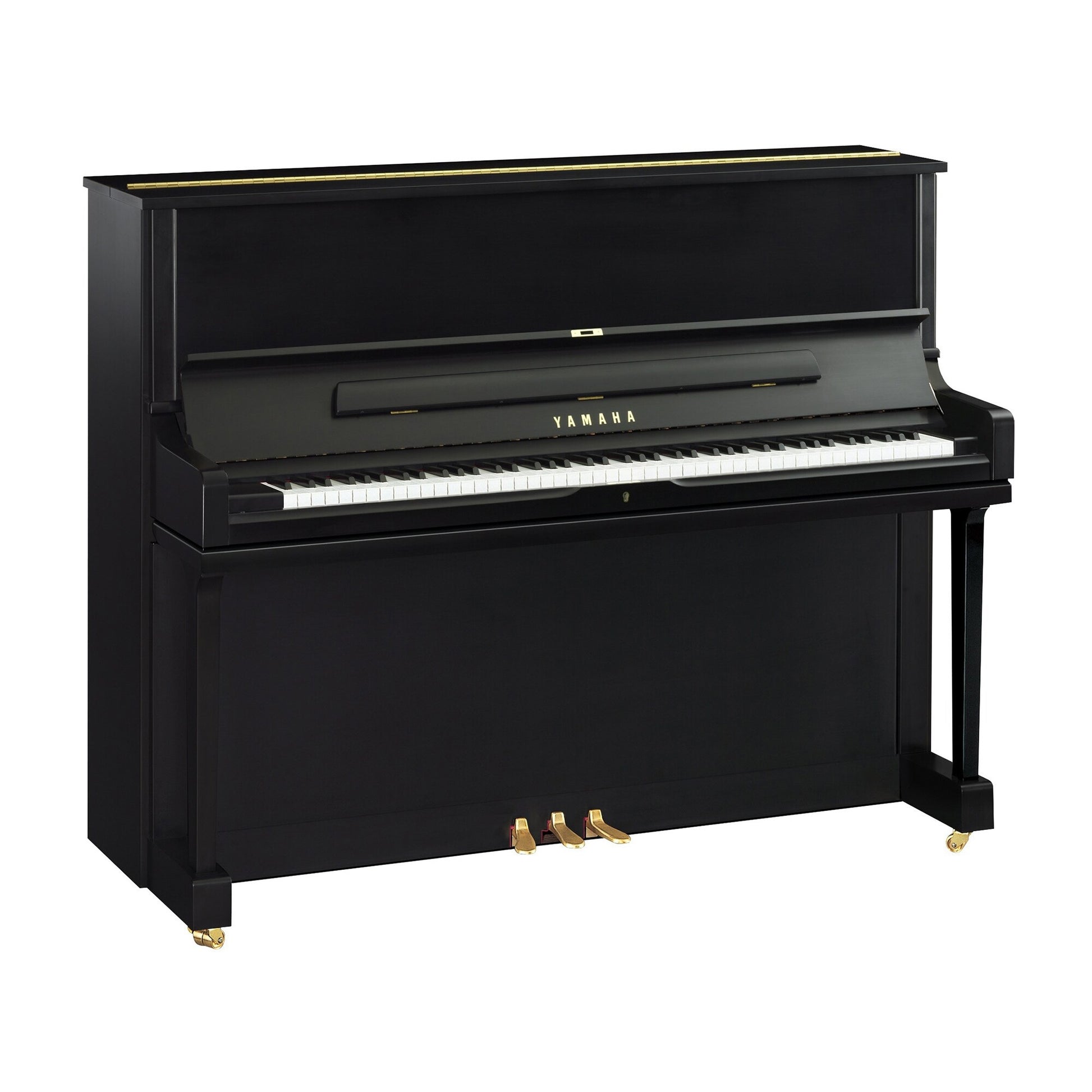 Toàn cảnh đàn piano YAMAHA YUS1 màu đen mờ satin ebony tại Tân Nhạc Cụ